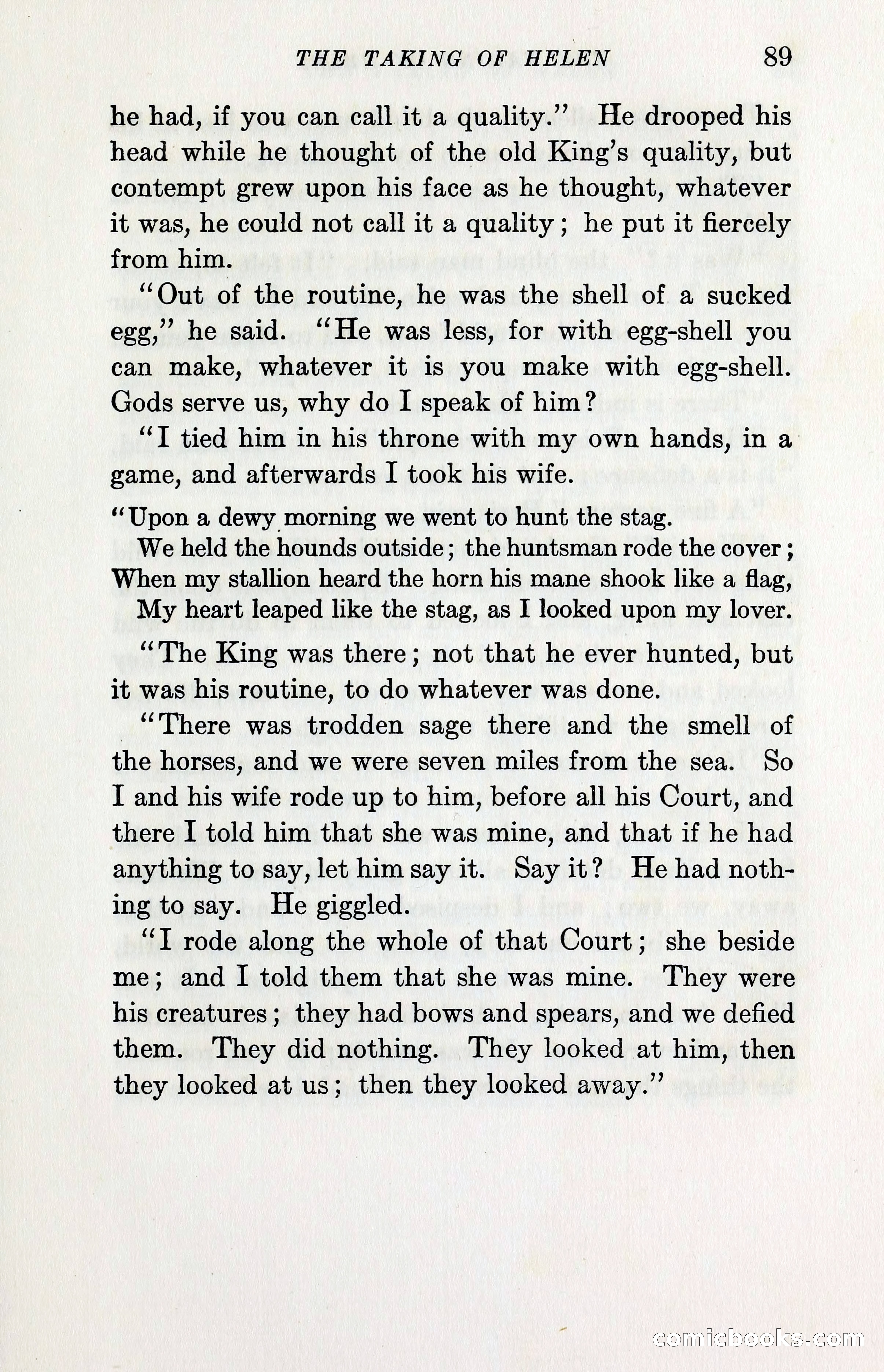 The Taking of Helen by John Masefield — page 101 of 116