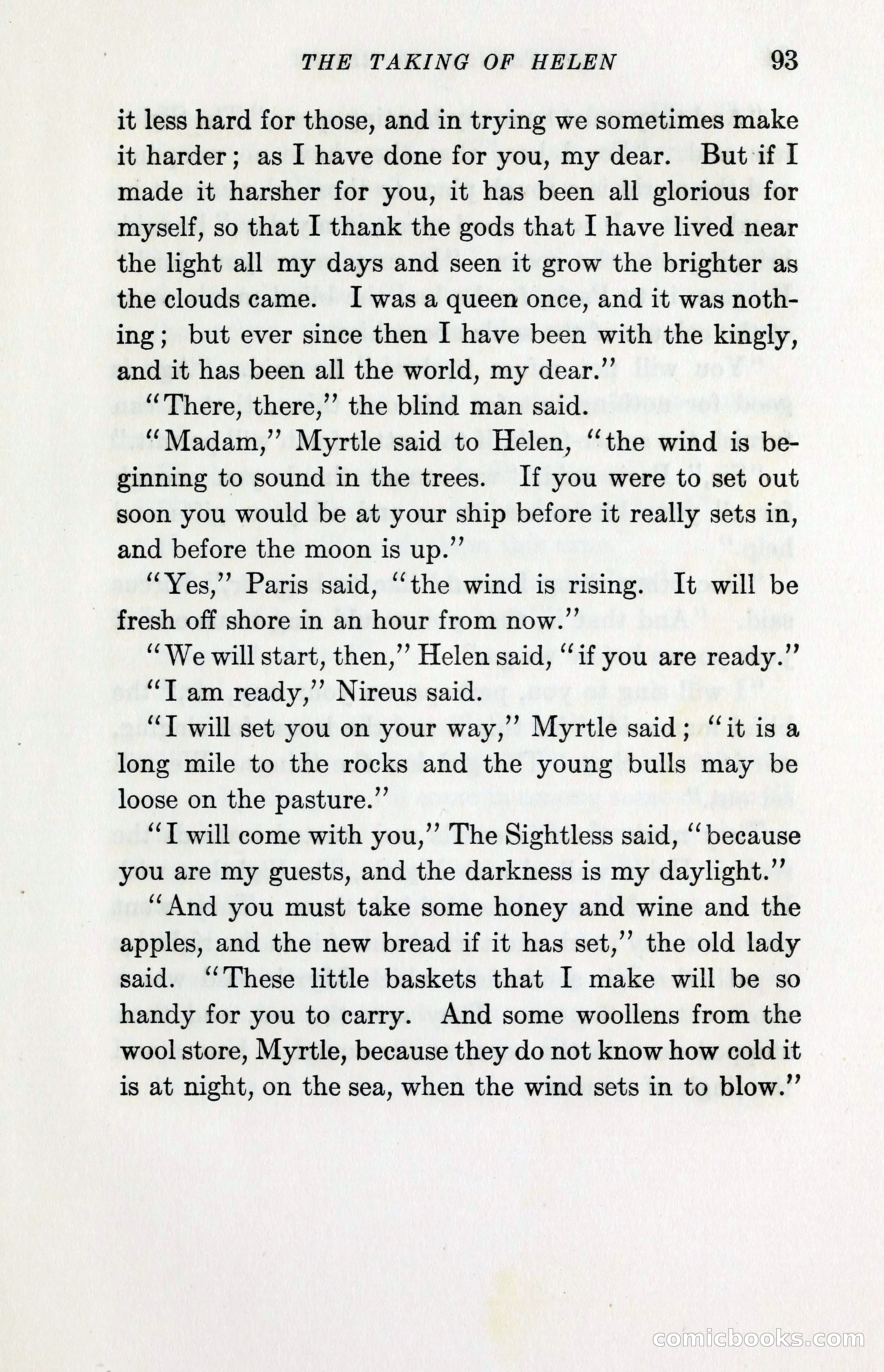 The Taking of Helen by John Masefield — page 105 of 116
