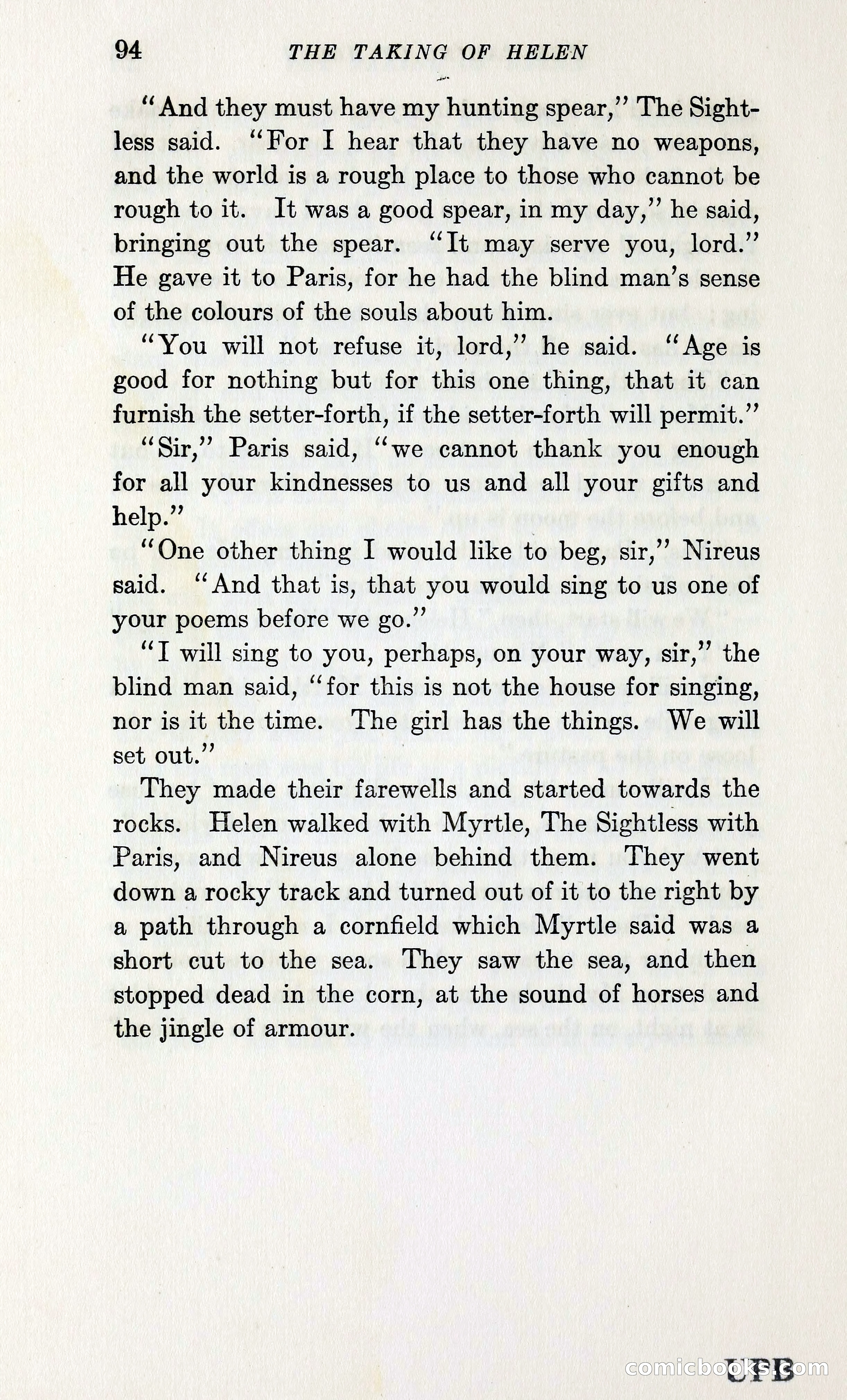 The Taking of Helen by John Masefield — page 106 of 116