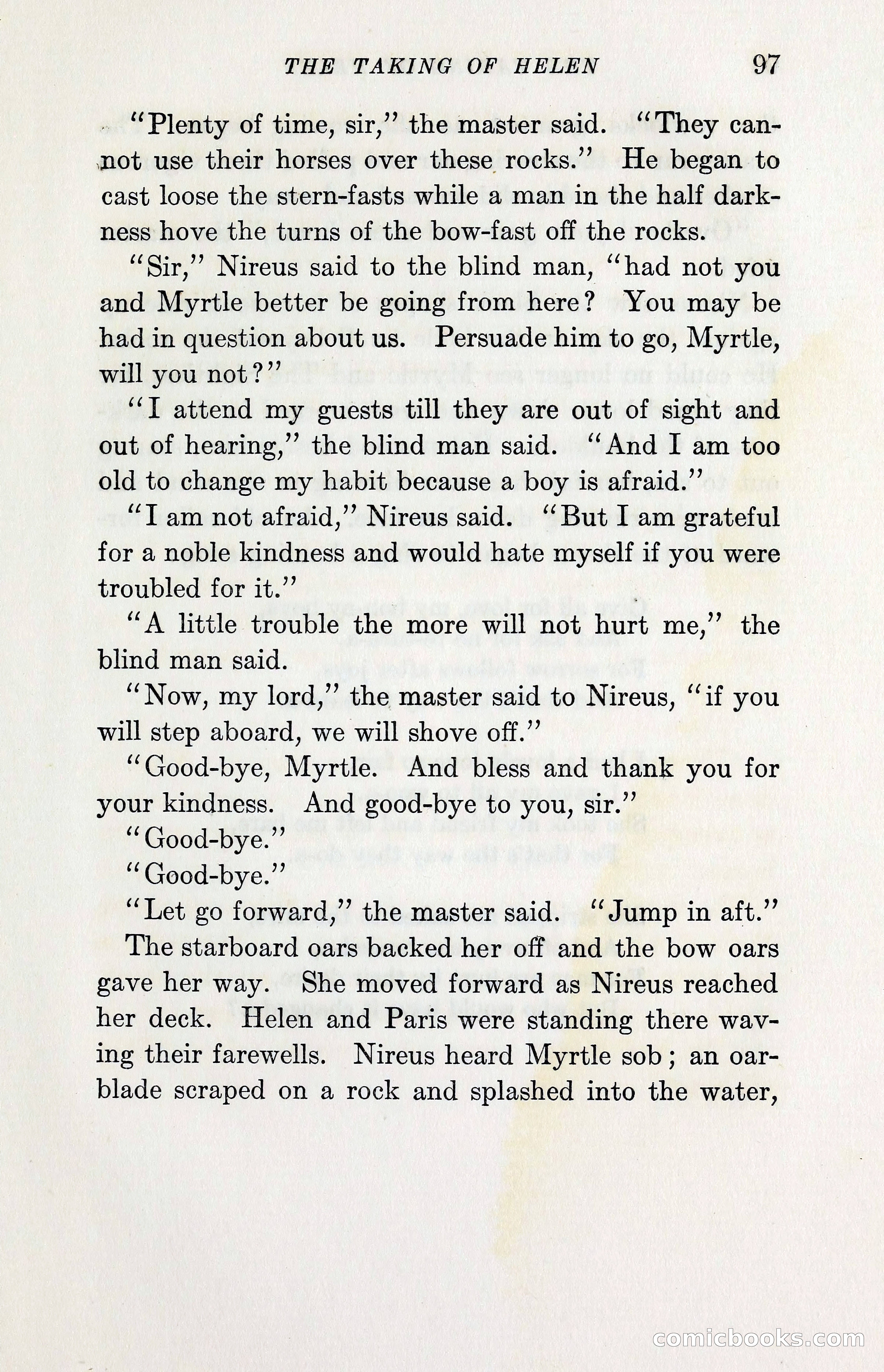 The Taking of Helen by John Masefield — page 109 of 116