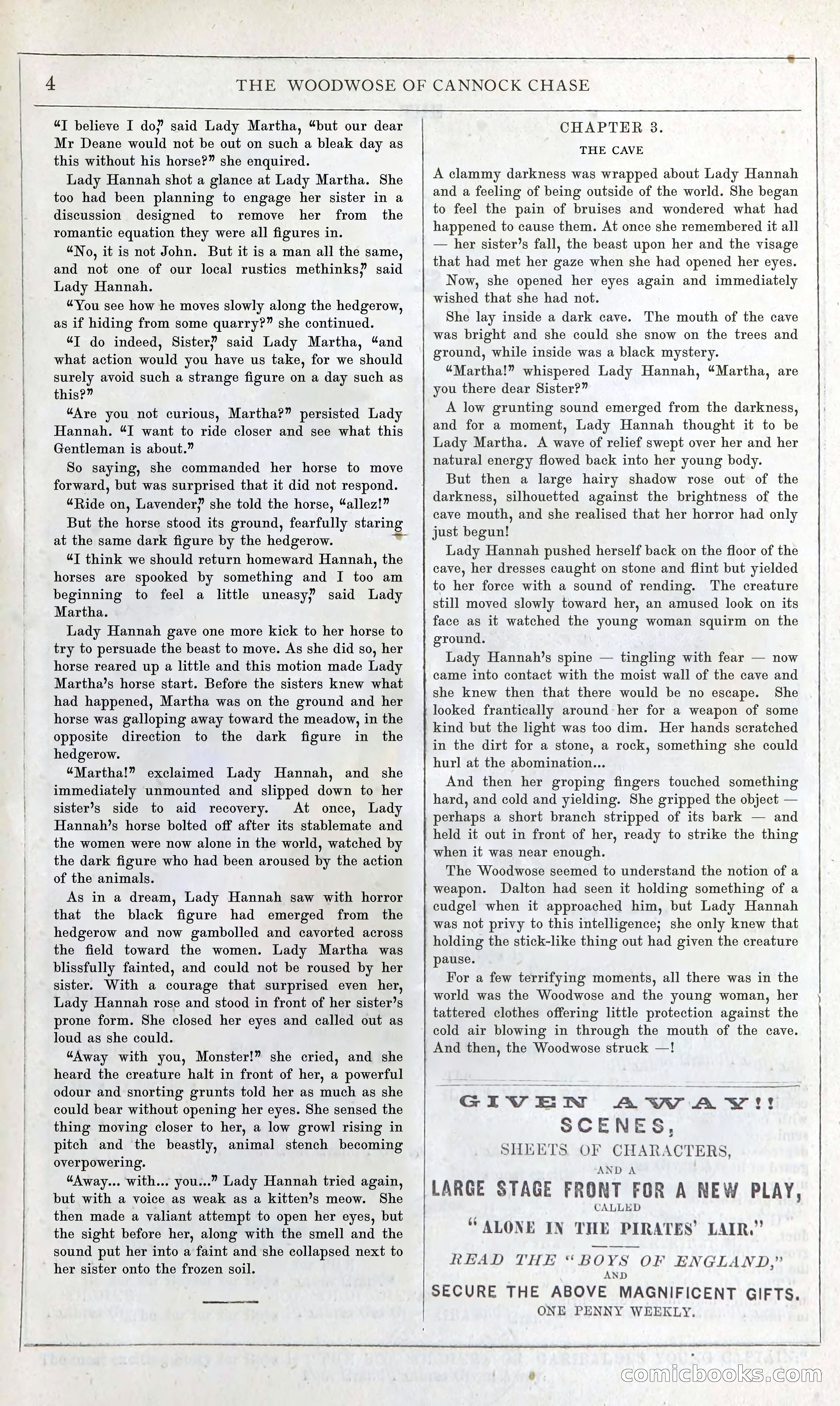 The Woodwose of Cannock Chase — page 8: Penny Dreadfuls, 1867