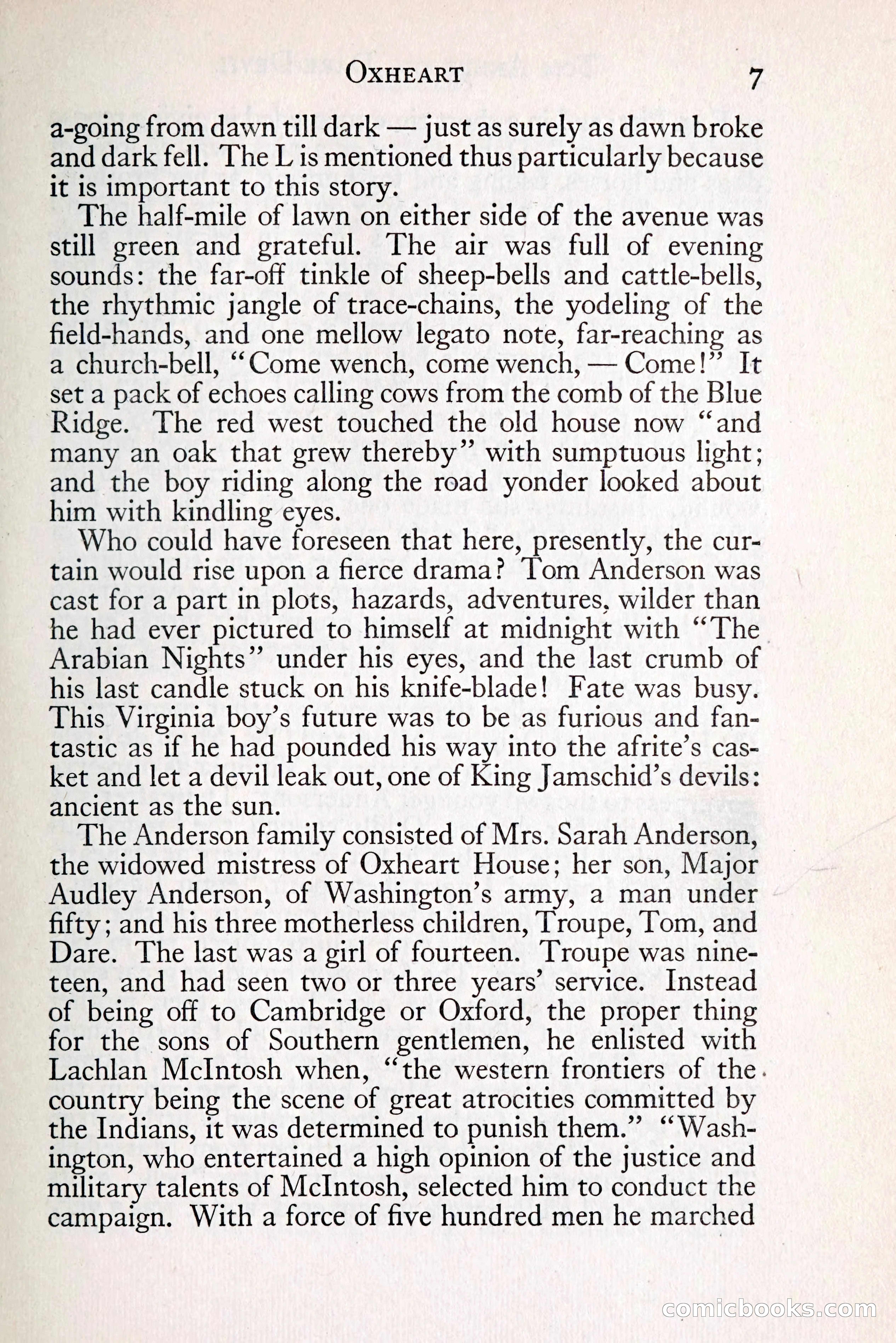 Tom Anderson, Dare-Devil: A Young Virginian in the Revolution — page 23: Penny Dreadfuls, 1916