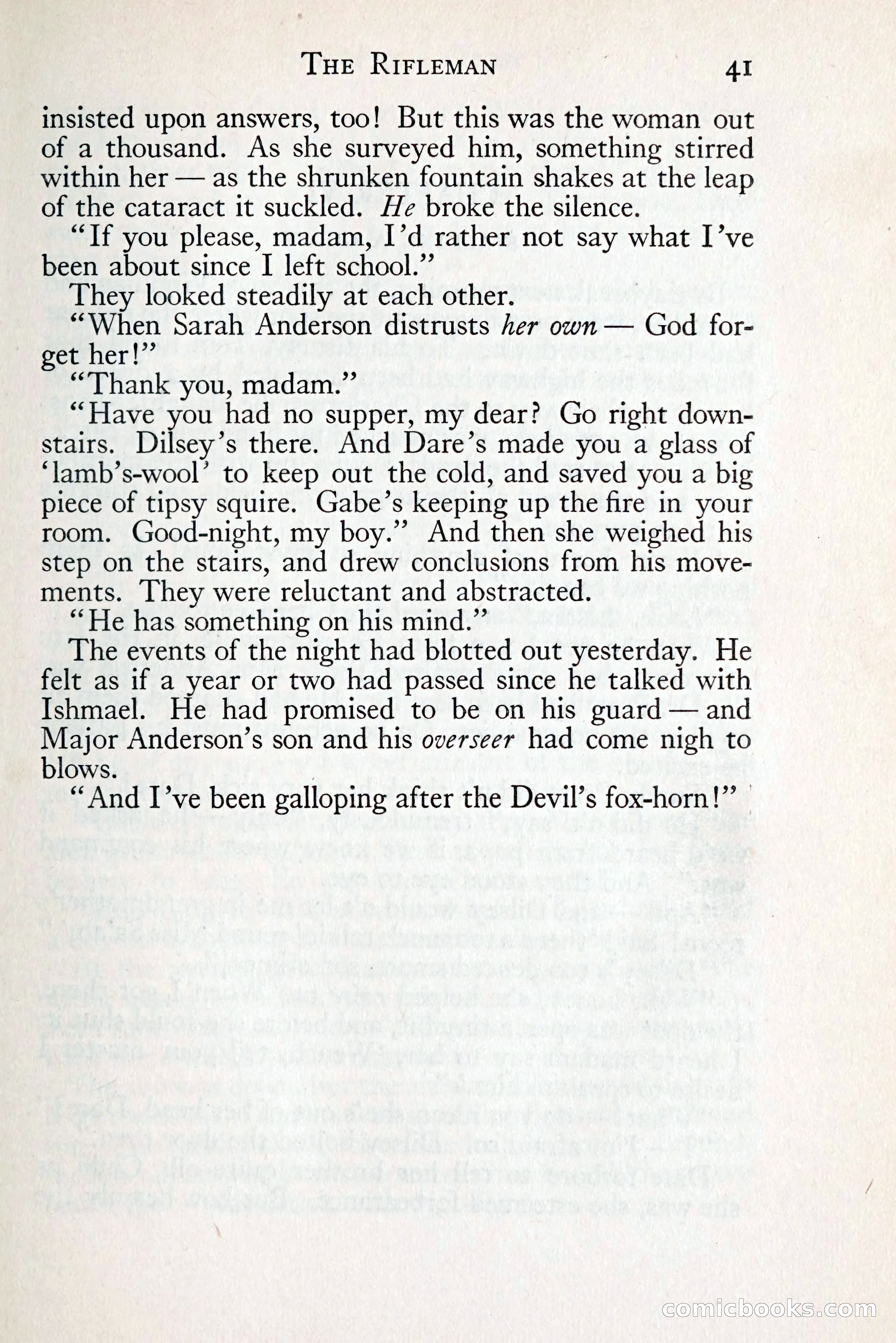 Tom Anderson, Dare-Devil: A Young Virginian in the Revolution — page 57: Penny Dreadfuls, 1916