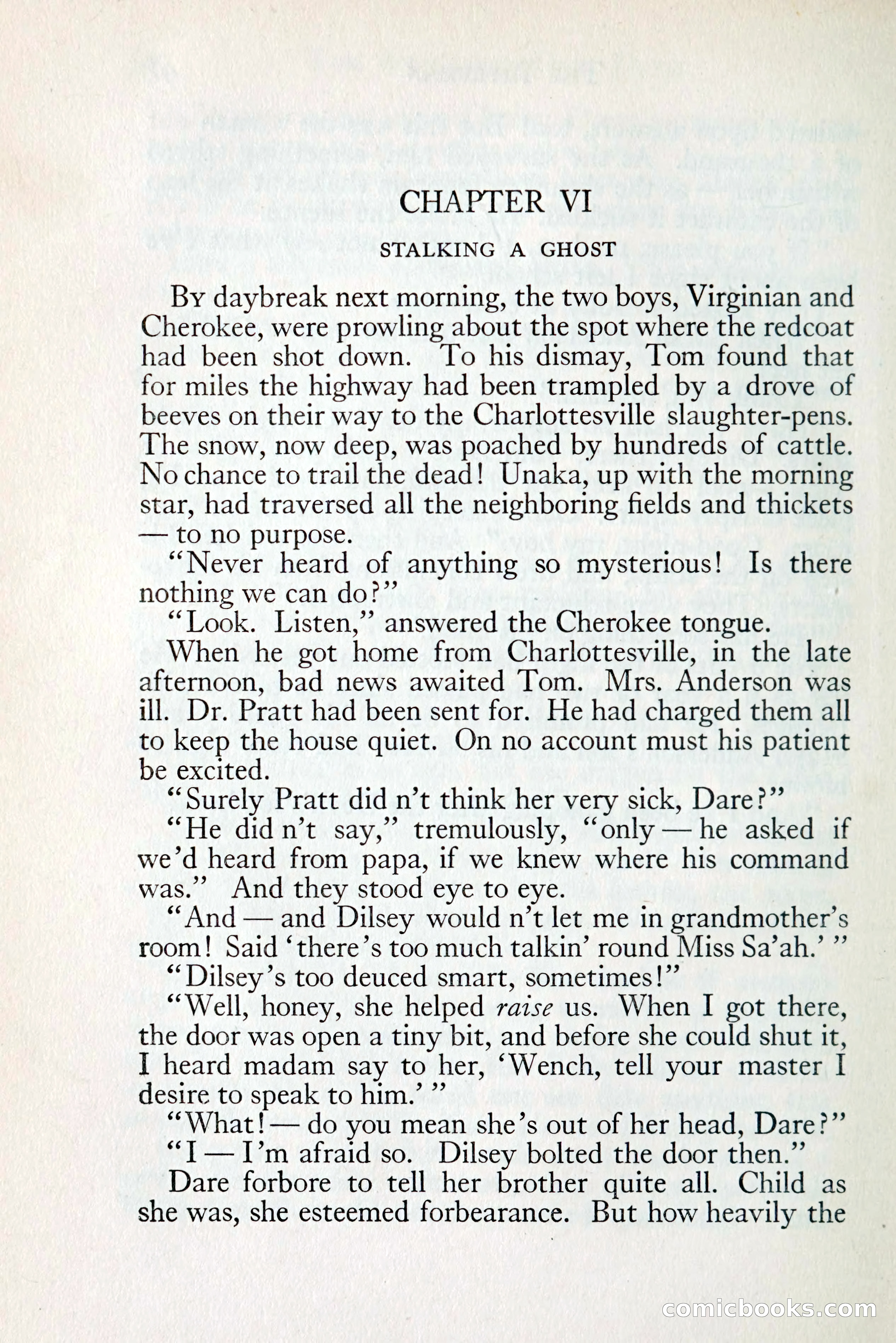 Tom Anderson, Dare-Devil: A Young Virginian in the Revolution — page 58: Penny Dreadfuls, 1916