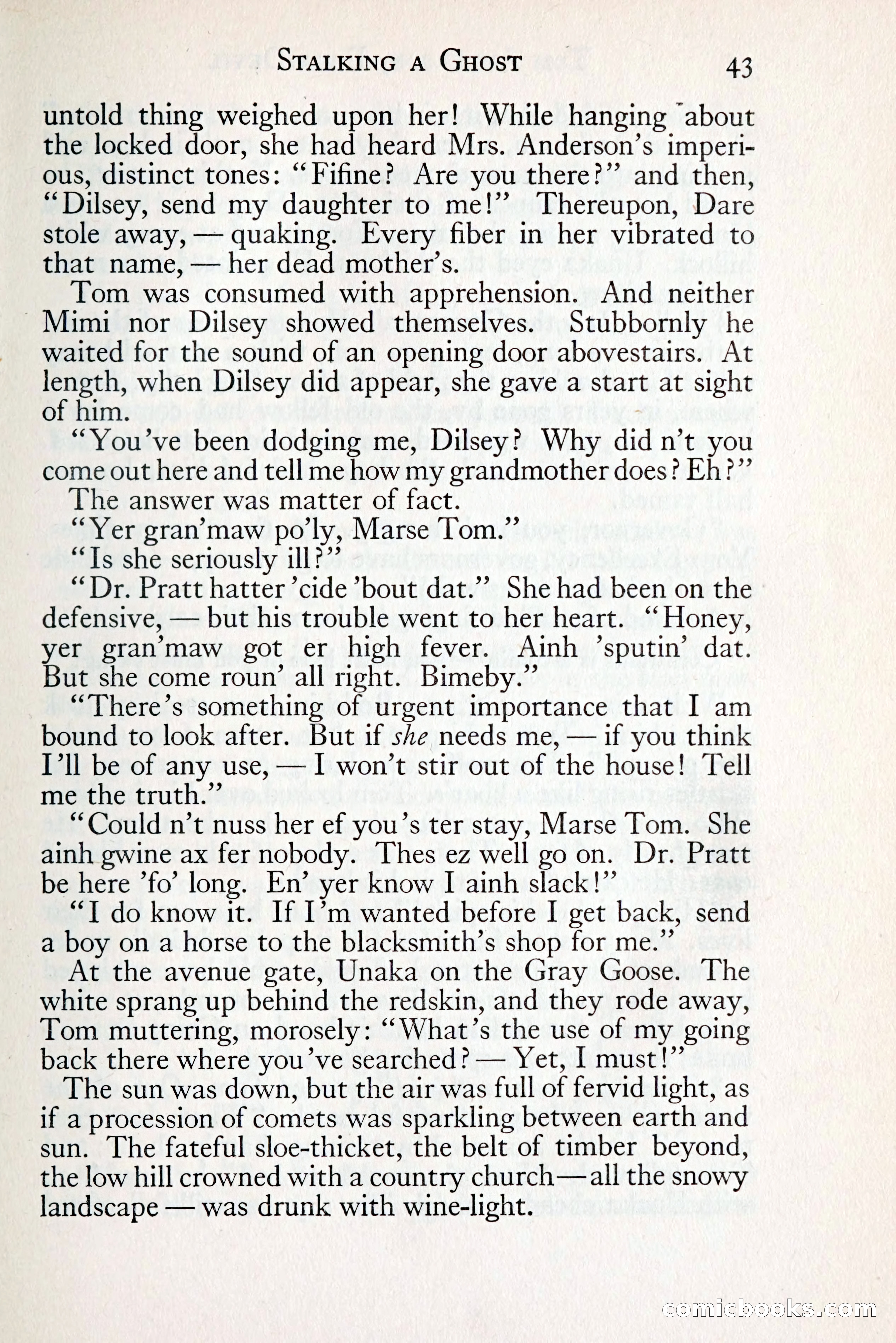 Tom Anderson, Dare-Devil: A Young Virginian in the Revolution — page 59: Penny Dreadfuls, 1916