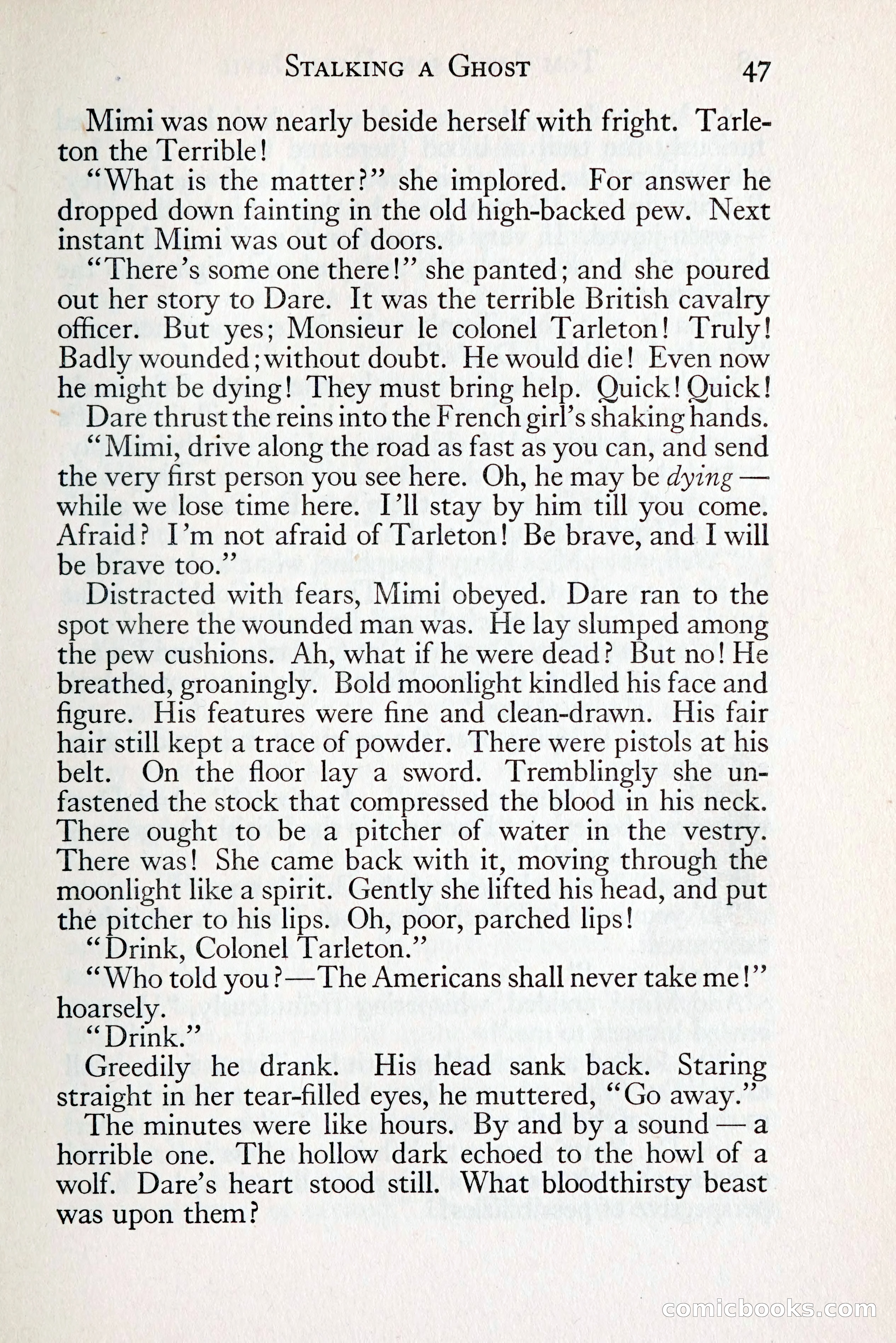 Tom Anderson, Dare-Devil: A Young Virginian in the Revolution — page 63: Penny Dreadfuls, 1916