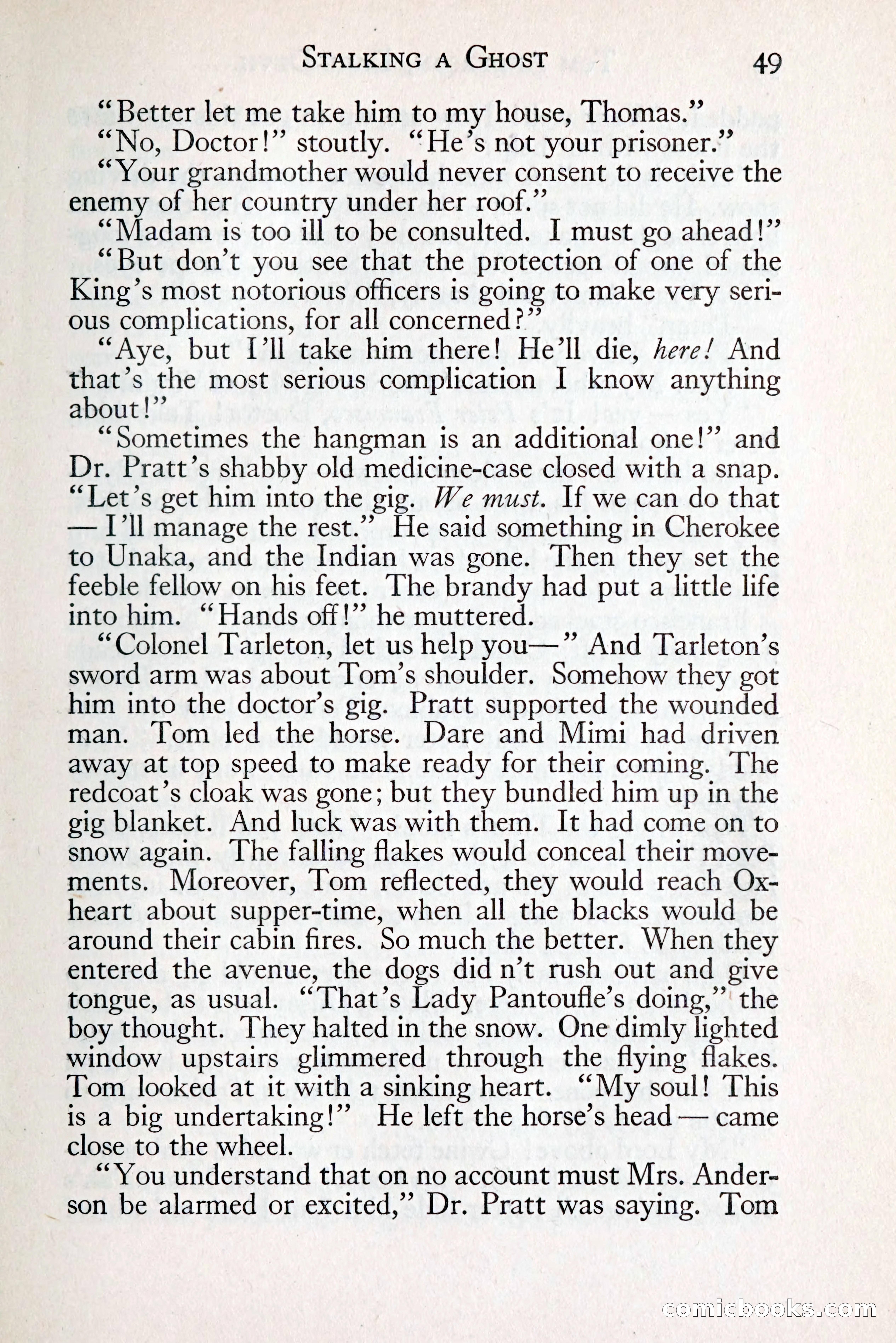 Tom Anderson, Dare-Devil: A Young Virginian in the Revolution — page 65: Penny Dreadfuls, 1916