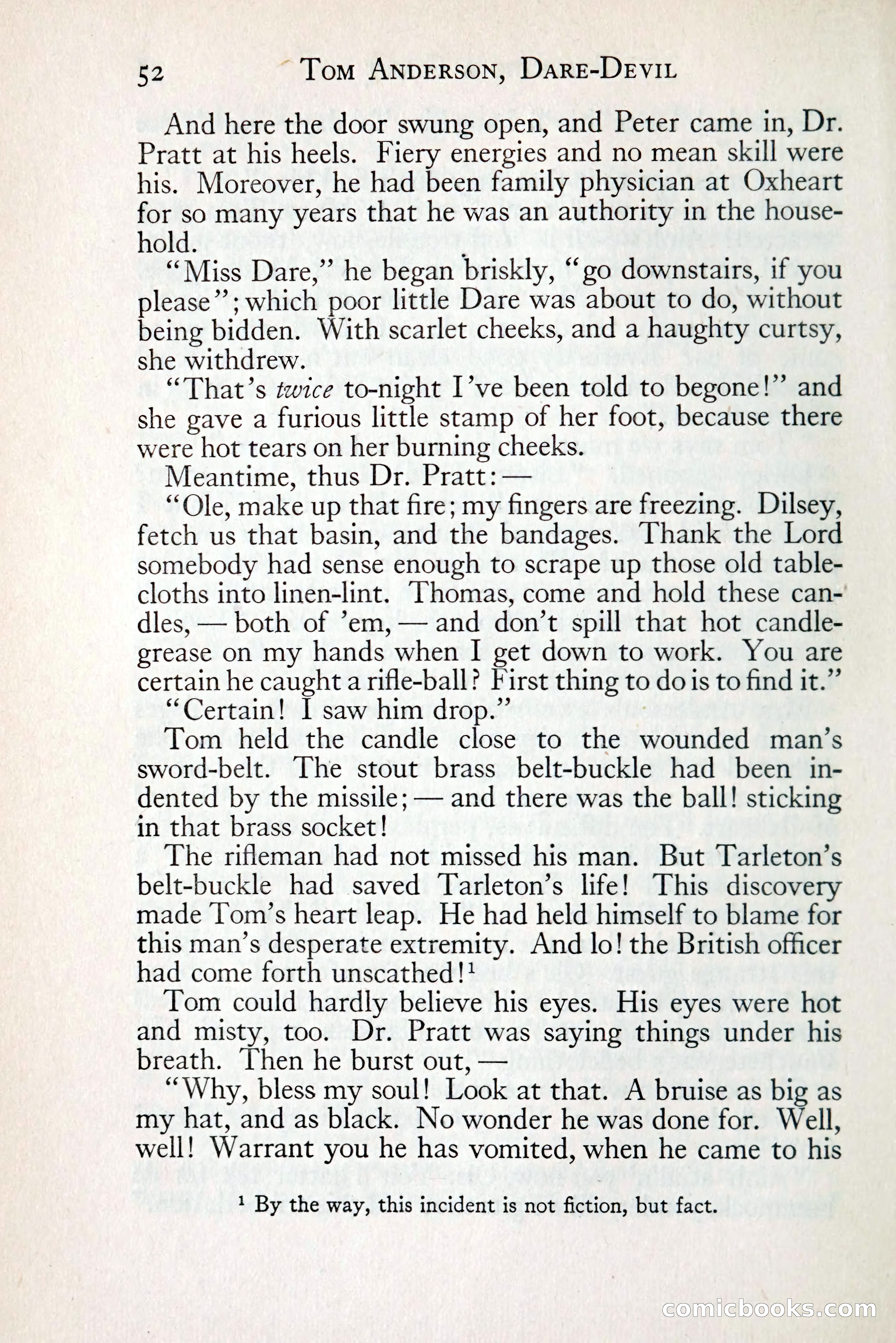 Tom Anderson, Dare-Devil: A Young Virginian in the Revolution — page 68: Penny Dreadfuls, 1916