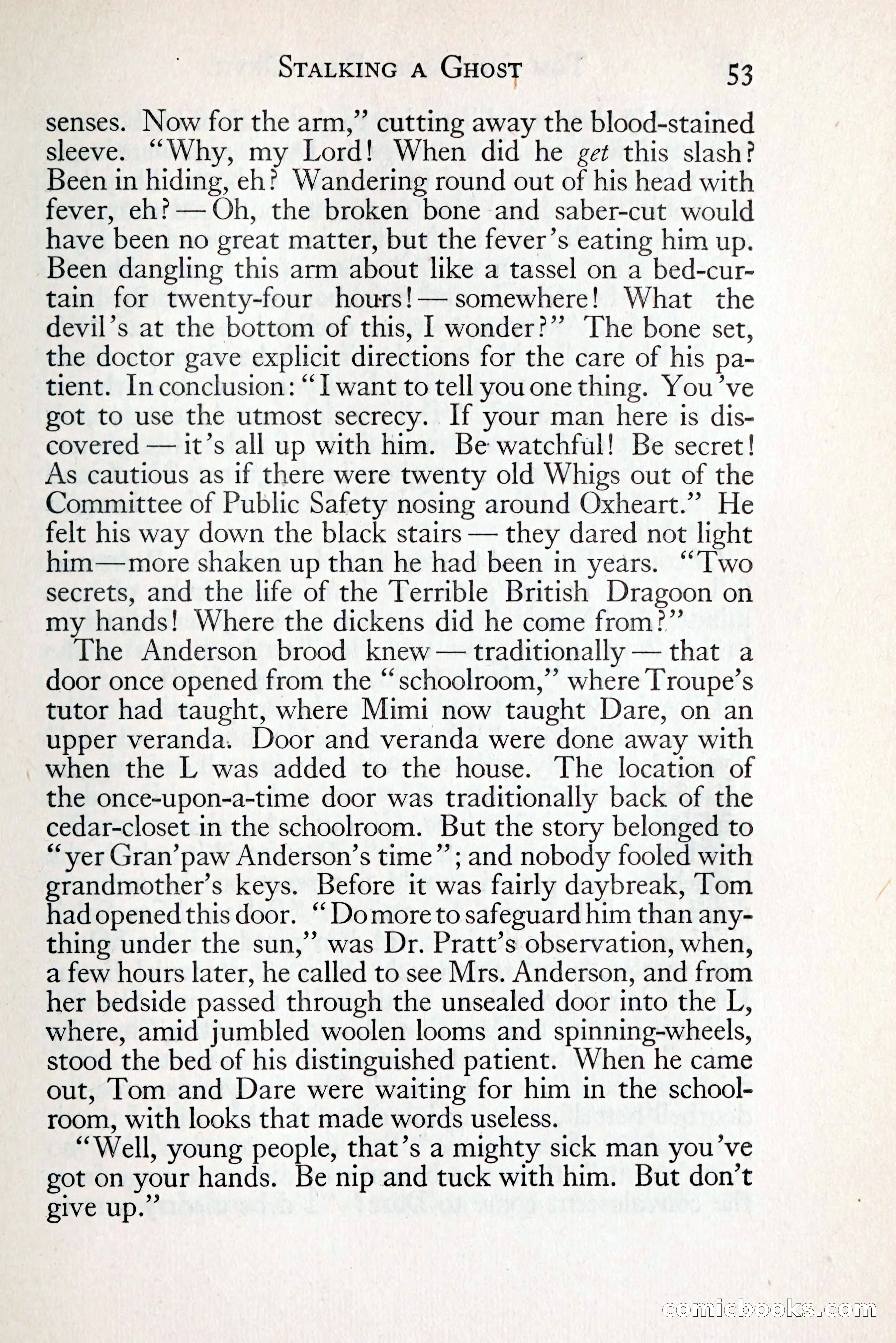 Tom Anderson, Dare-Devil: A Young Virginian in the Revolution — page 69: Penny Dreadfuls, 1916