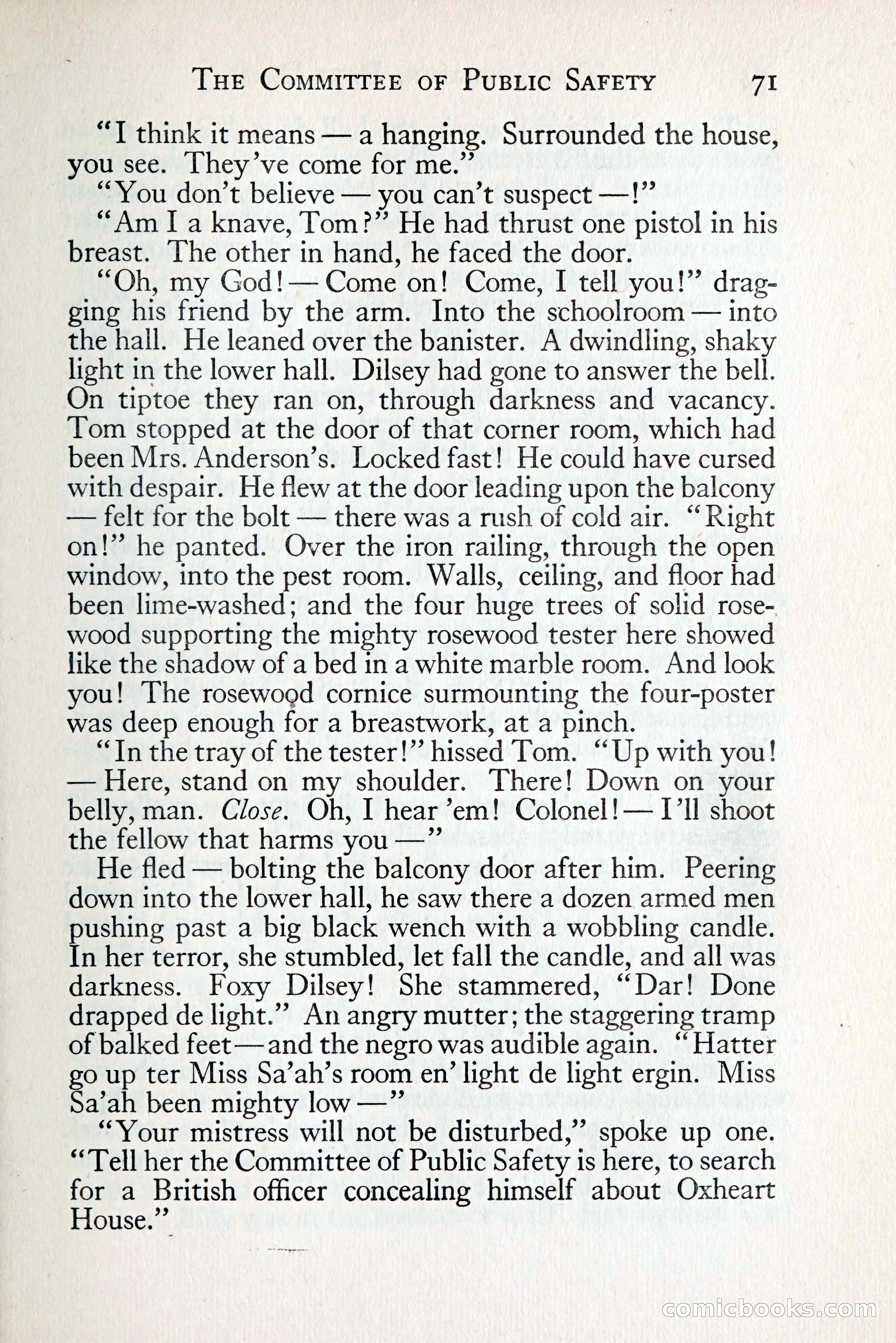 Tom Anderson, Dare-Devil: A Young Virginian in the Revolution — page 87: Penny Dreadfuls, 1916