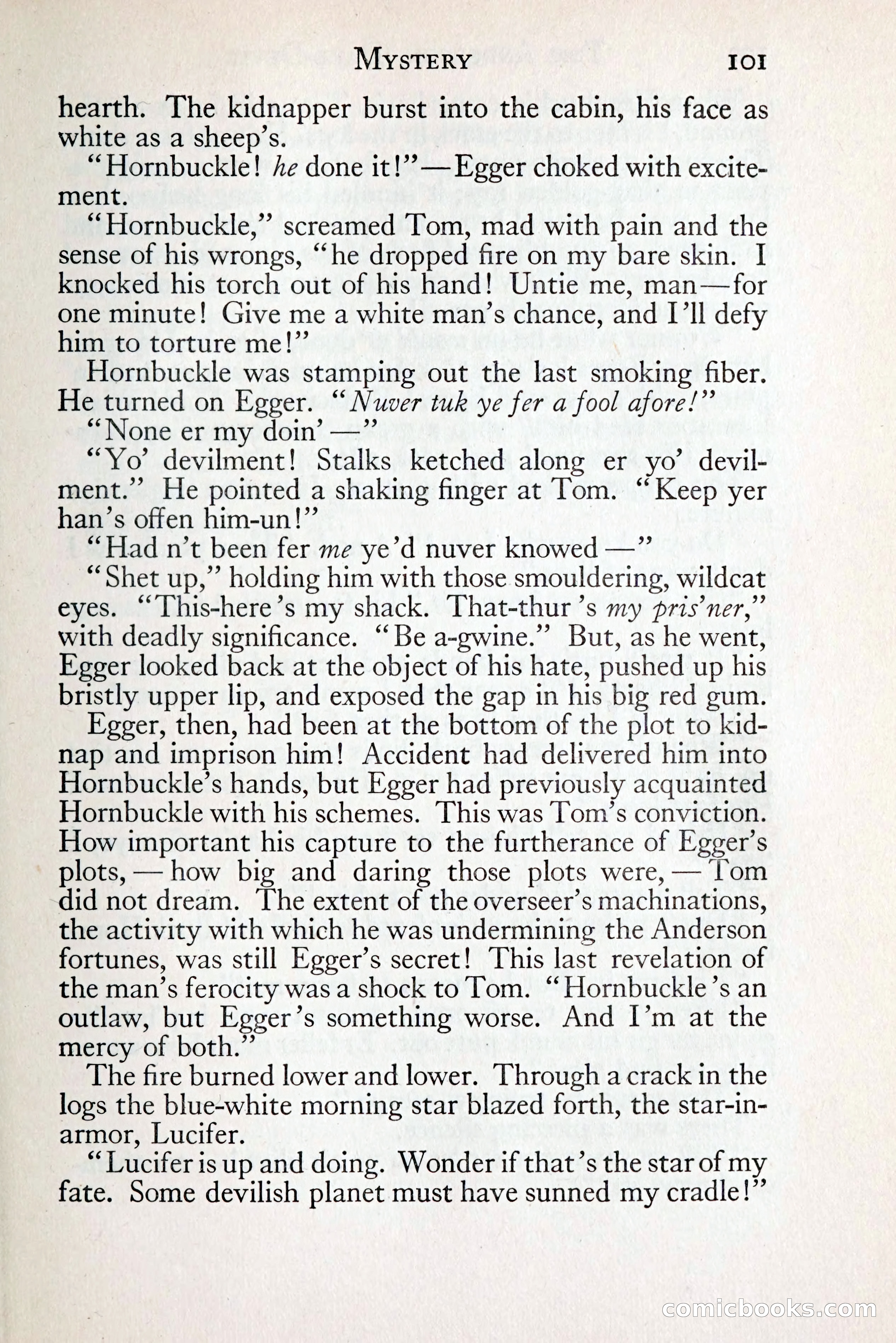 Tom Anderson, Dare-Devil: A Young Virginian in the Revolution — page 117: Penny Dreadfuls, 1916