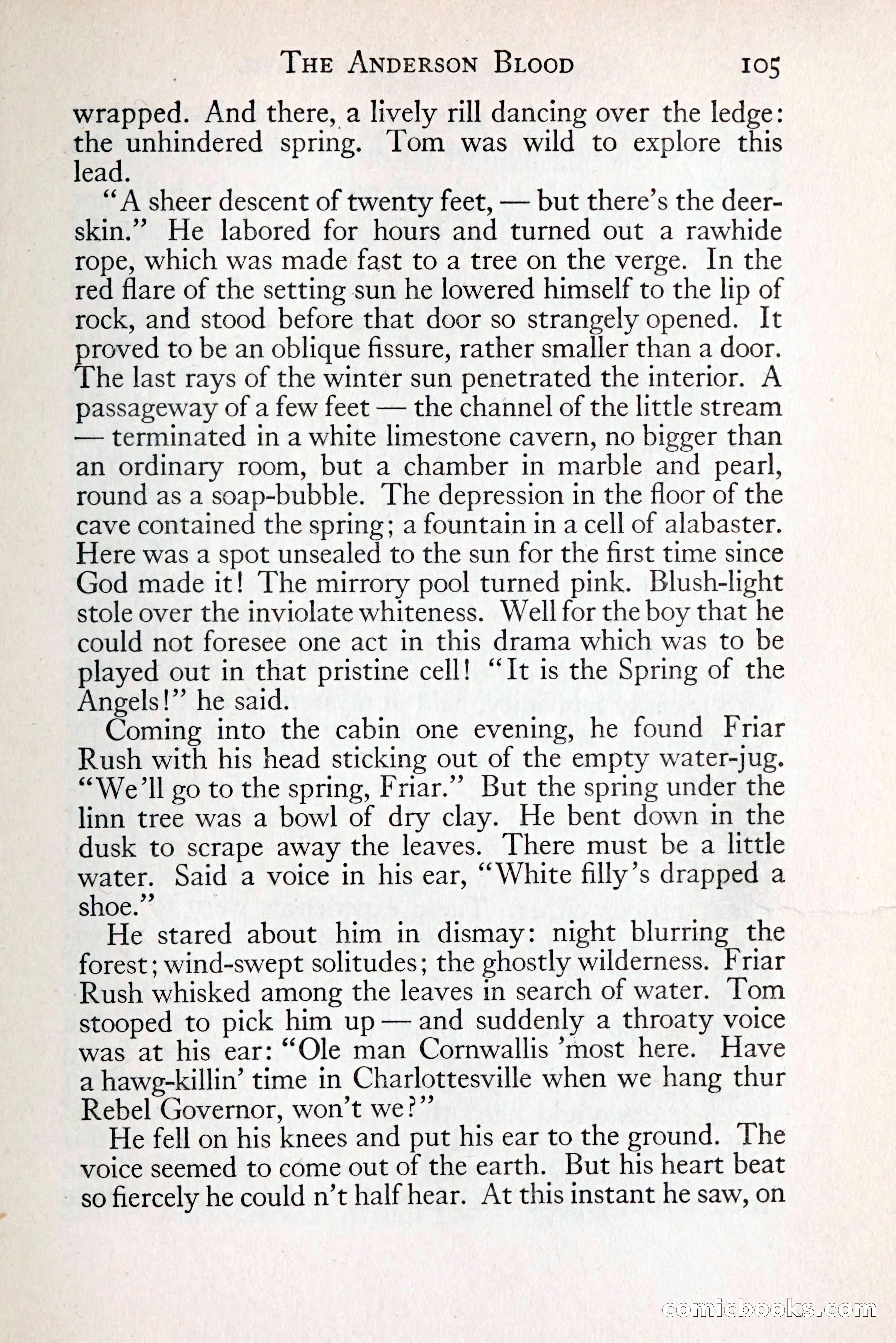 Tom Anderson, Dare-Devil: A Young Virginian in the Revolution — page 121: Penny Dreadfuls, 1916