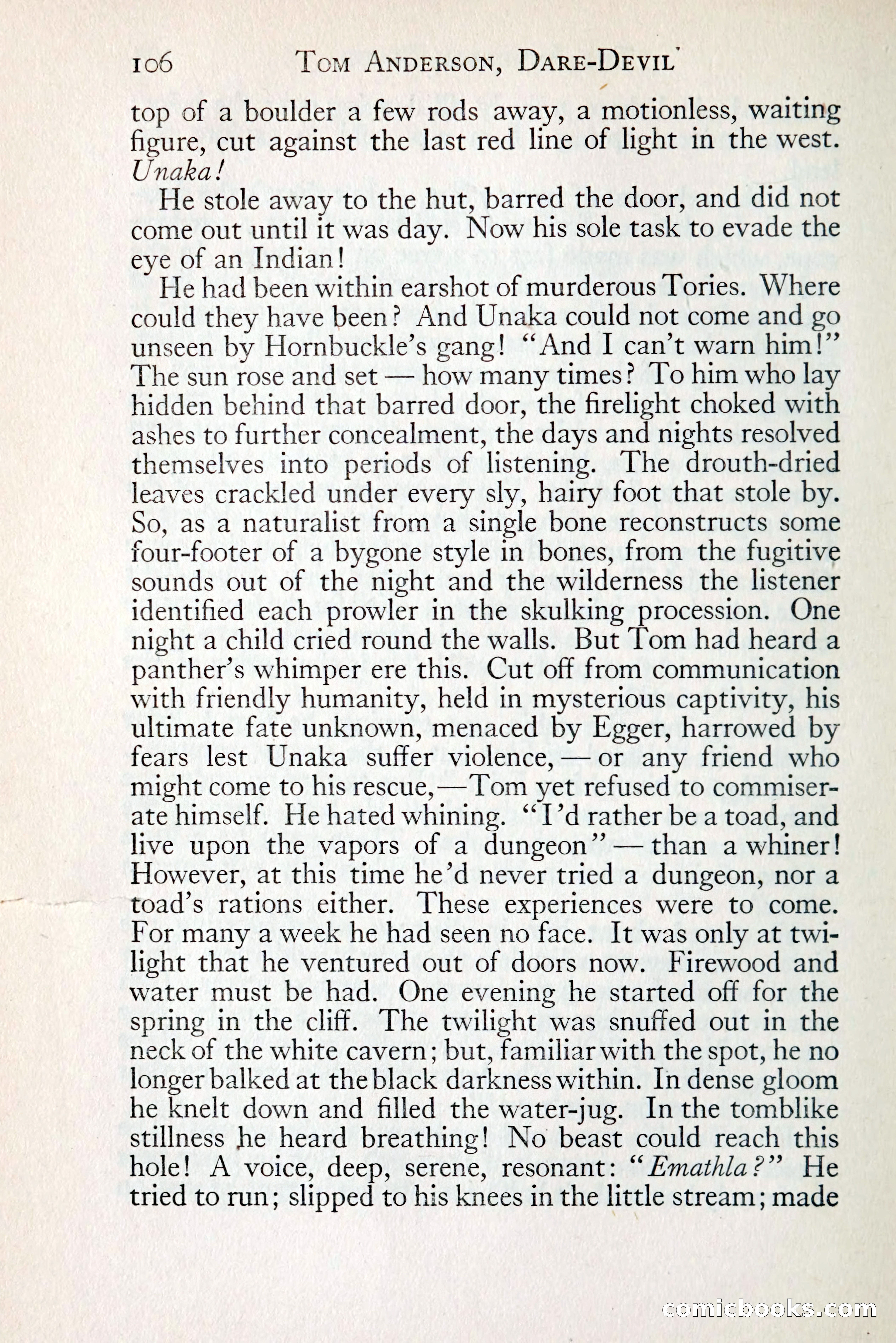 Tom Anderson, Dare-Devil: A Young Virginian in the Revolution — page 122: Penny Dreadfuls, 1916