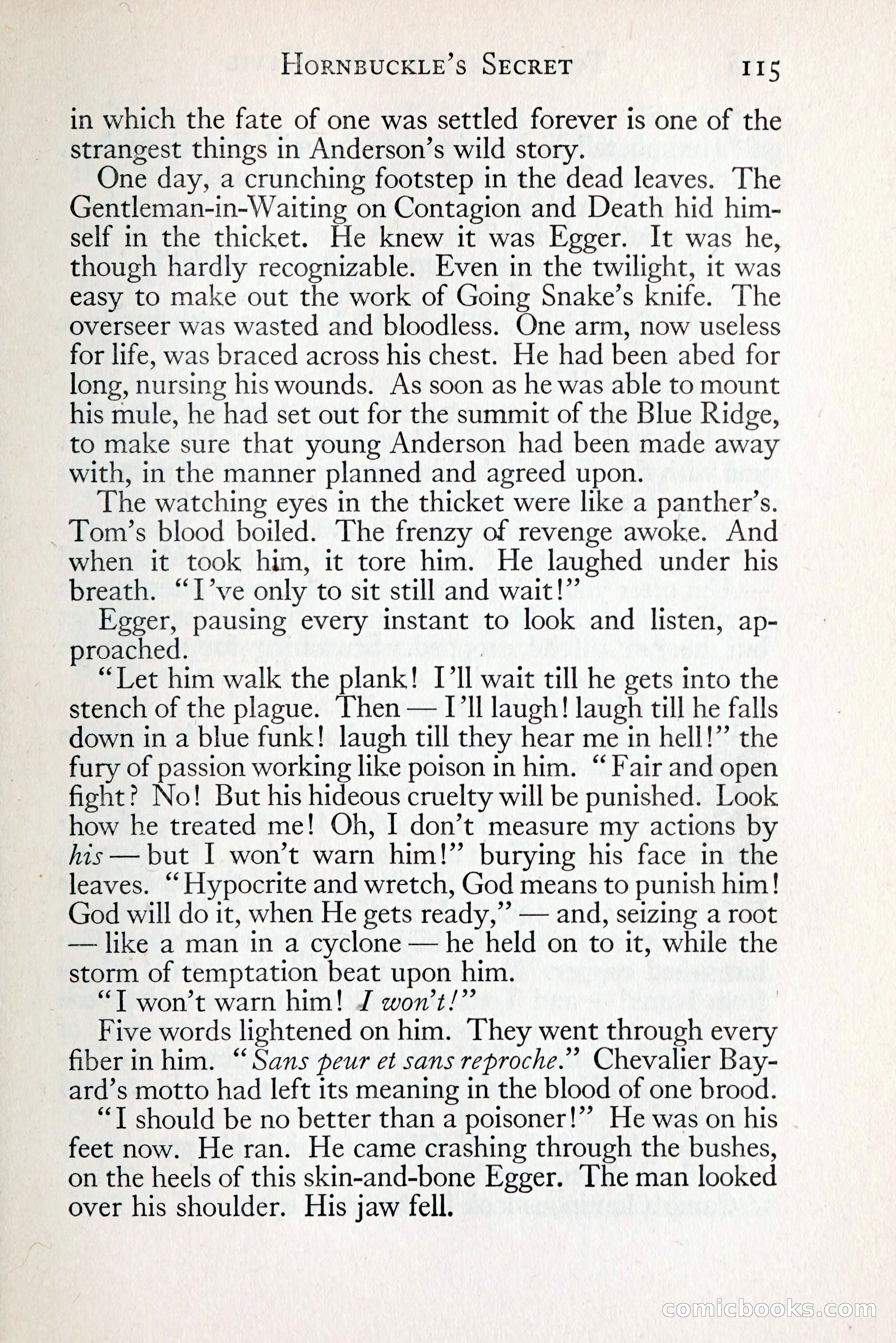 Tom Anderson, Dare-Devil: A Young Virginian in the Revolution — page 131: Penny Dreadfuls, 1916