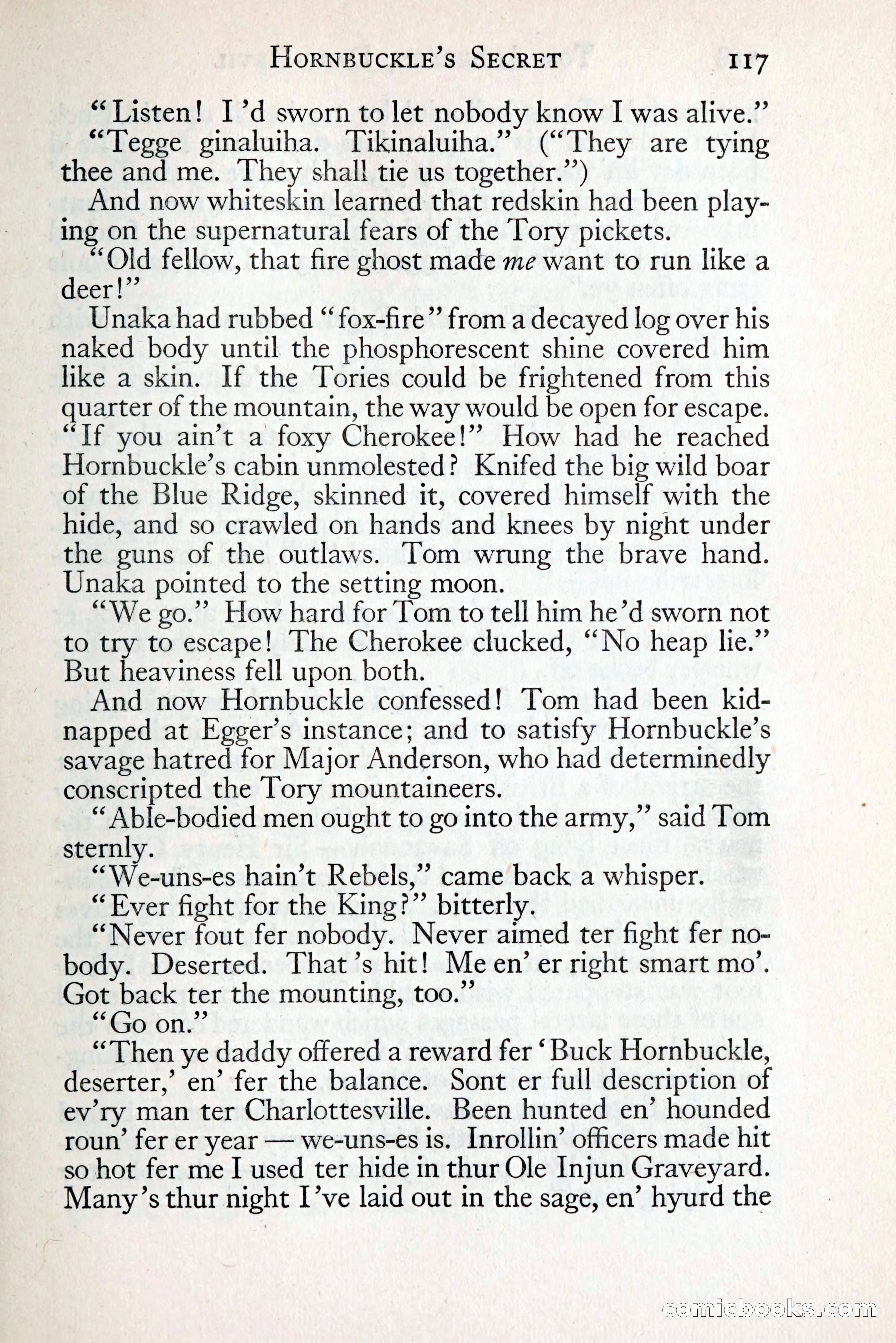 Tom Anderson, Dare-Devil: A Young Virginian in the Revolution — page 133: Penny Dreadfuls, 1916
