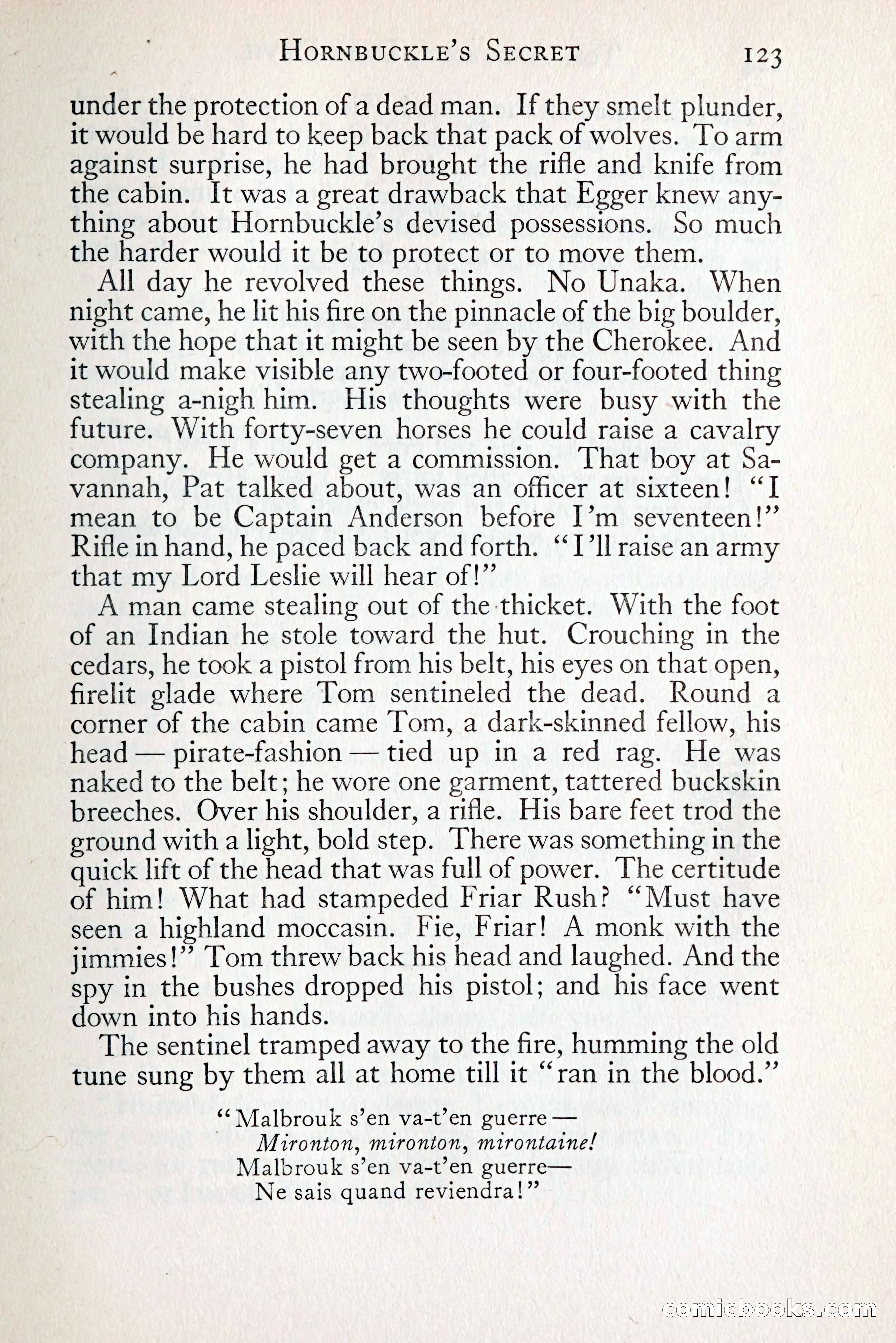 Tom Anderson, Dare-Devil: A Young Virginian in the Revolution — page 139: Penny Dreadfuls, 1916
