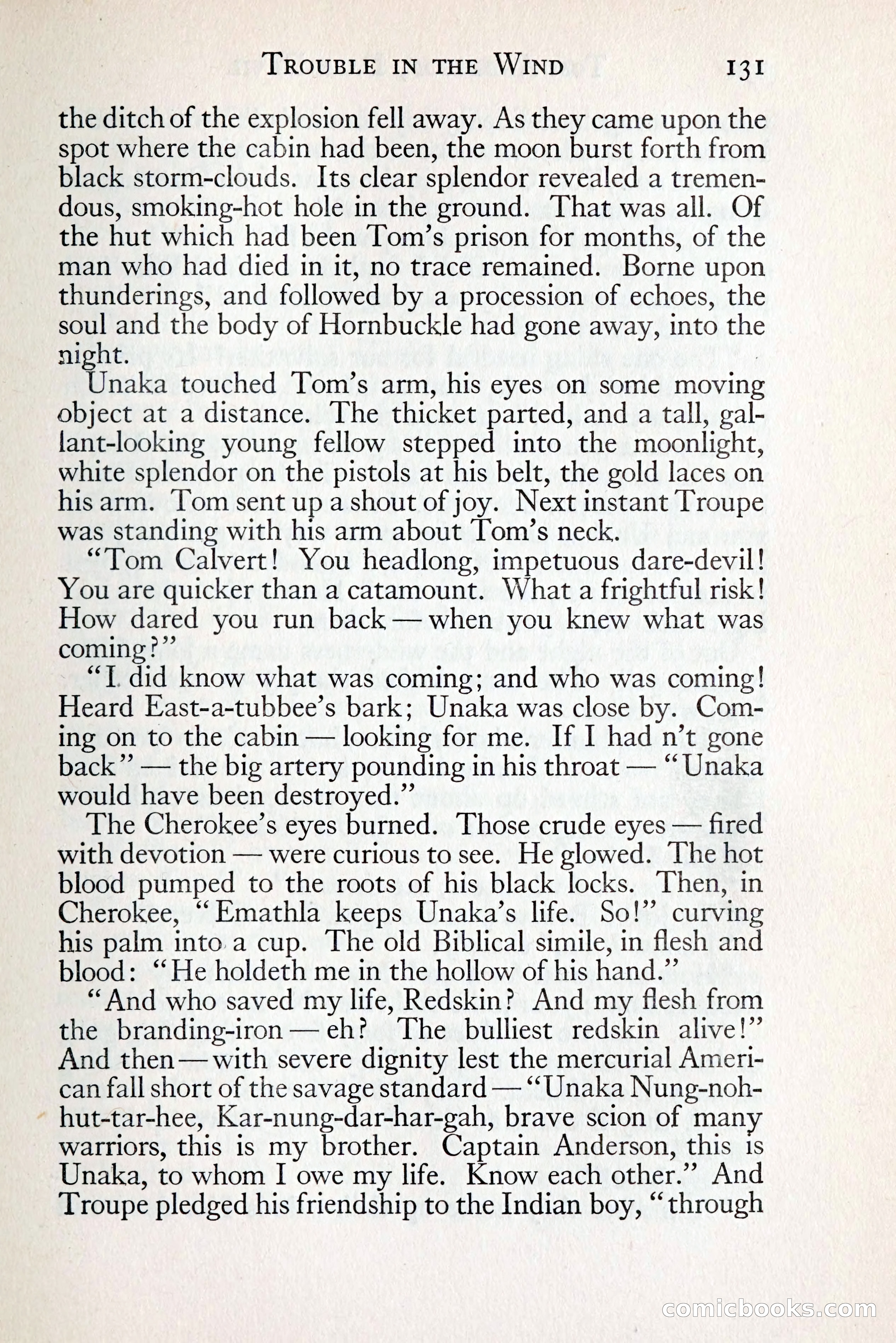 Tom Anderson, Dare-Devil: A Young Virginian in the Revolution — page 147: Penny Dreadfuls, 1916