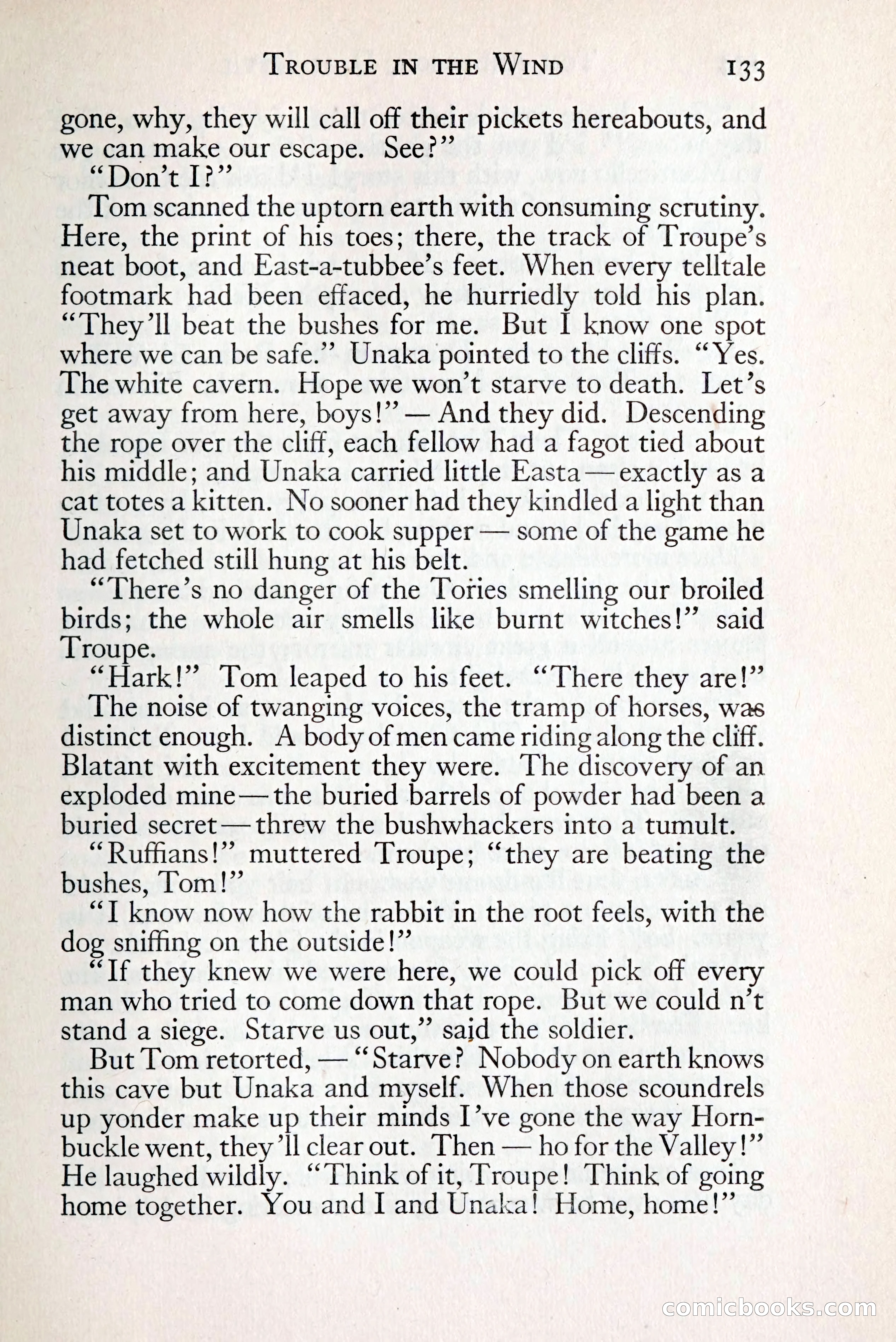 Tom Anderson, Dare-Devil: A Young Virginian in the Revolution — page 149: Penny Dreadfuls, 1916