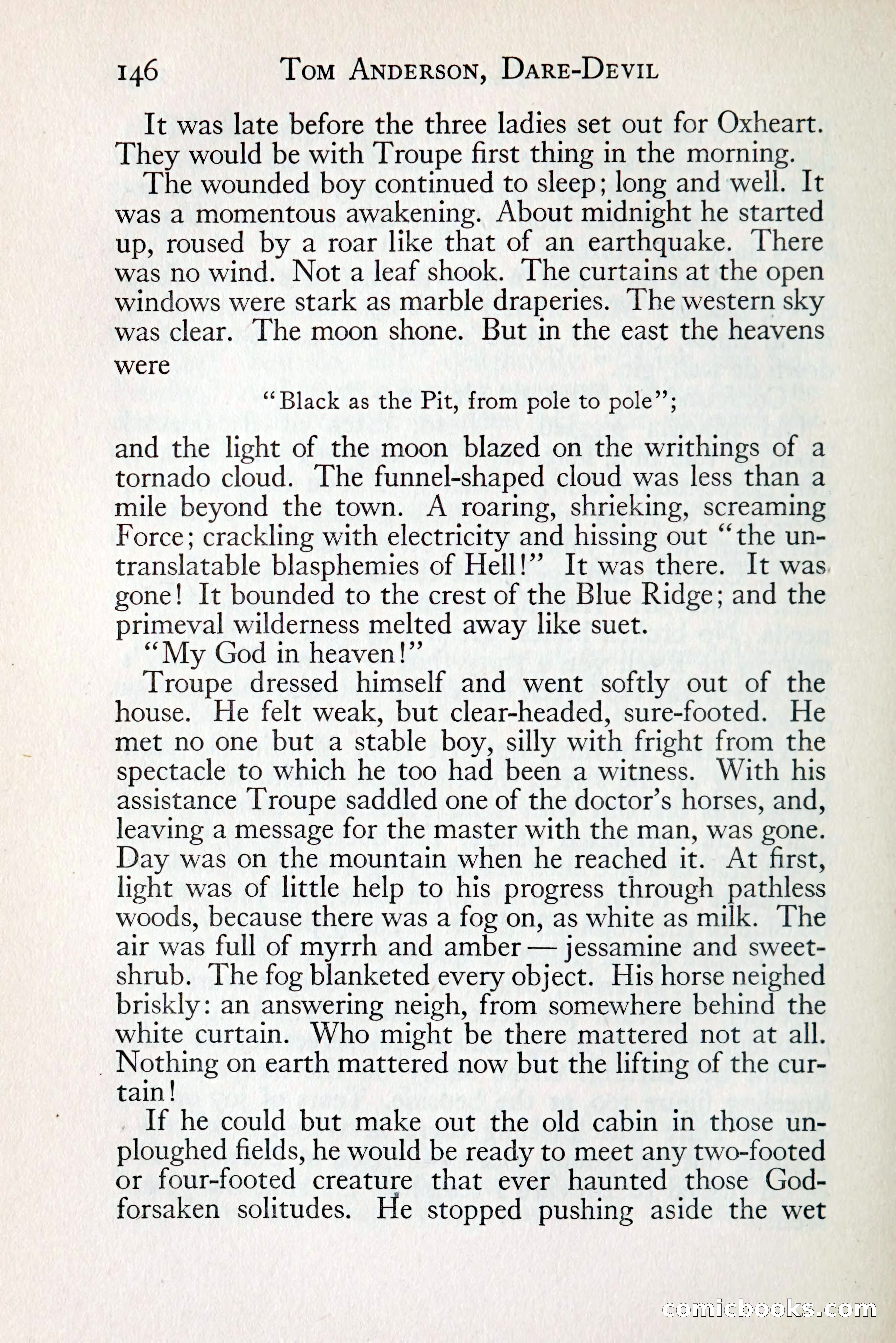 Tom Anderson, Dare-Devil: A Young Virginian in the Revolution — page 162: Penny Dreadfuls, 1916