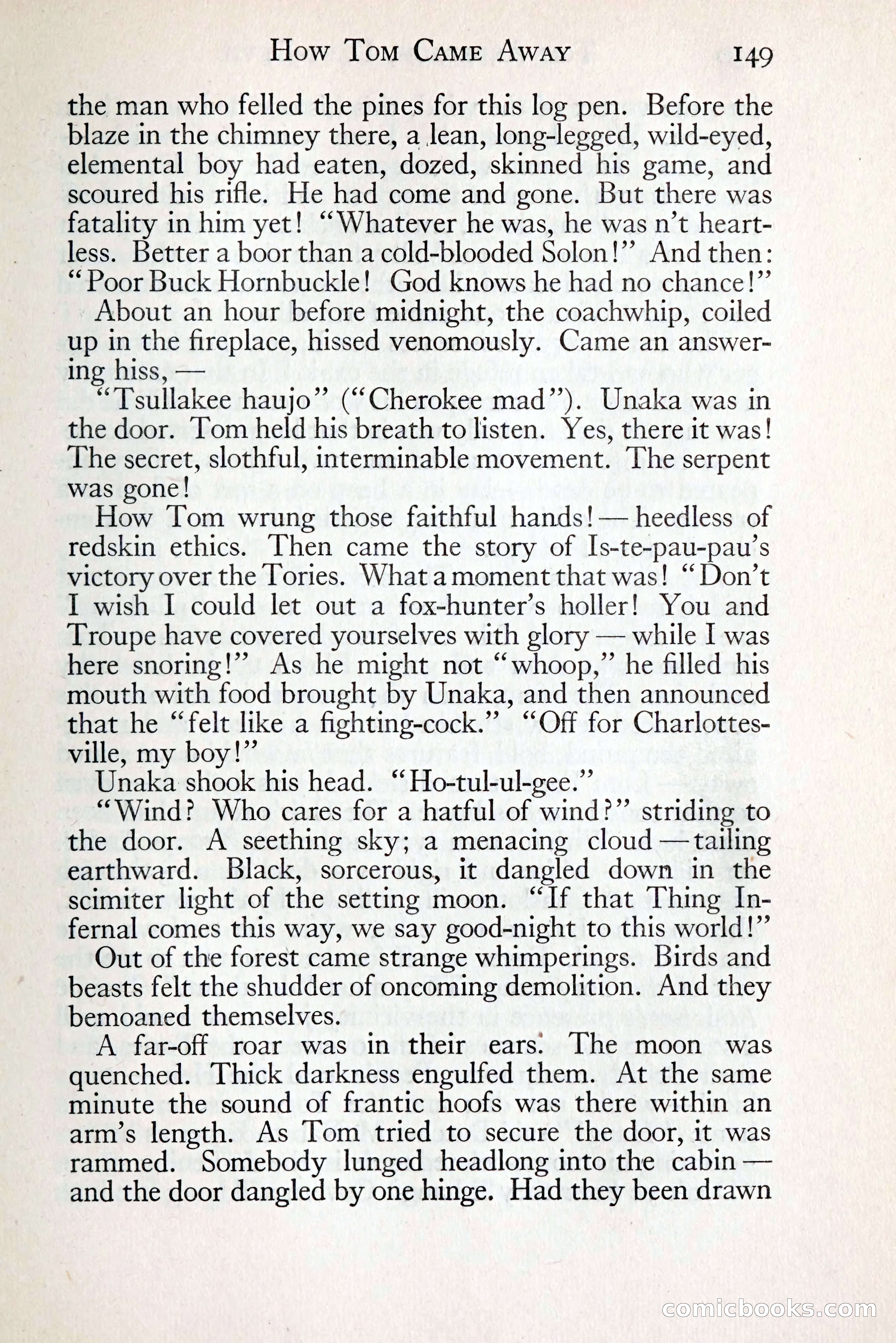 Tom Anderson, Dare-Devil: A Young Virginian in the Revolution — page 165: Penny Dreadfuls, 1916