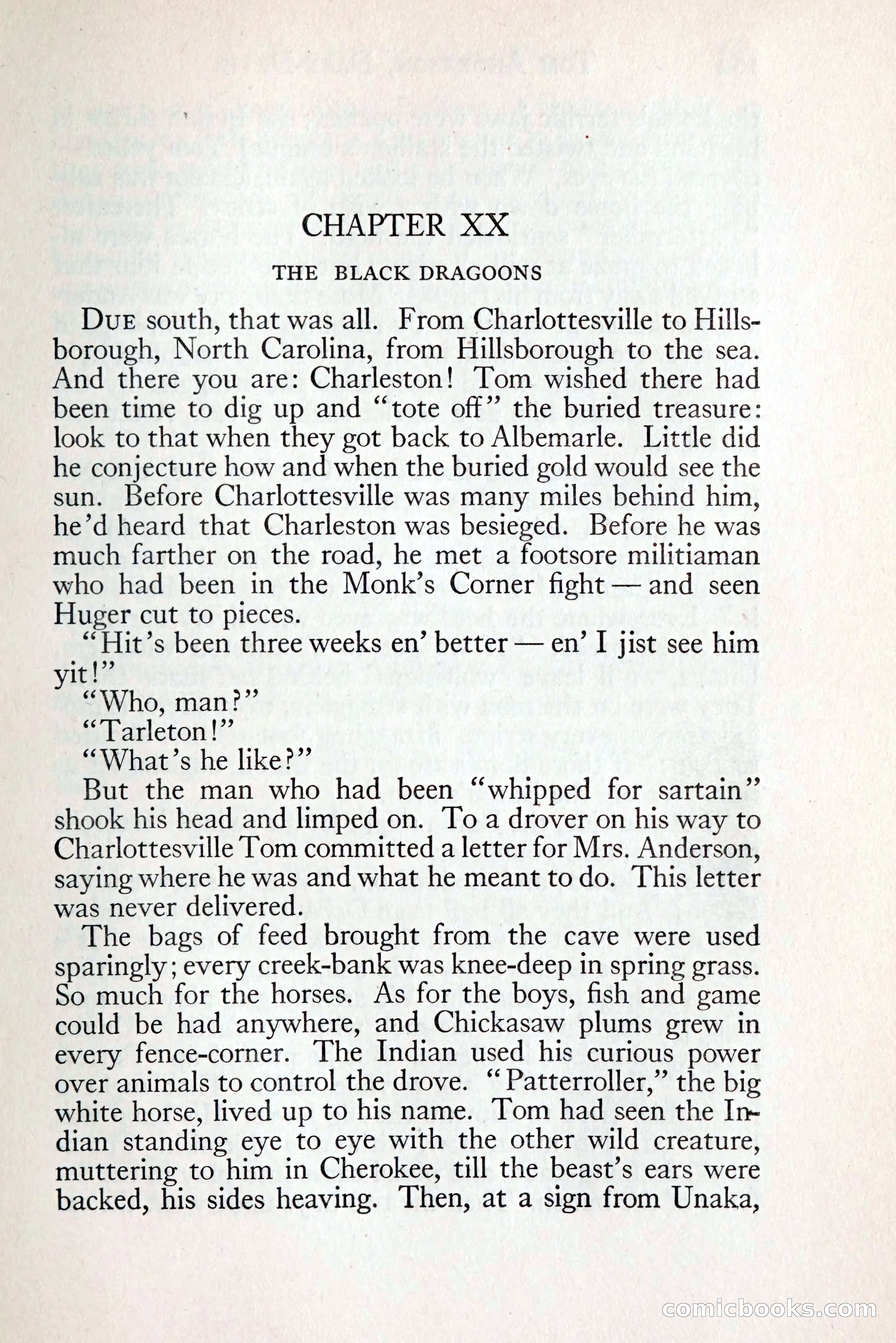 Tom Anderson, Dare-Devil: A Young Virginian in the Revolution — page 177: Penny Dreadfuls, 1916