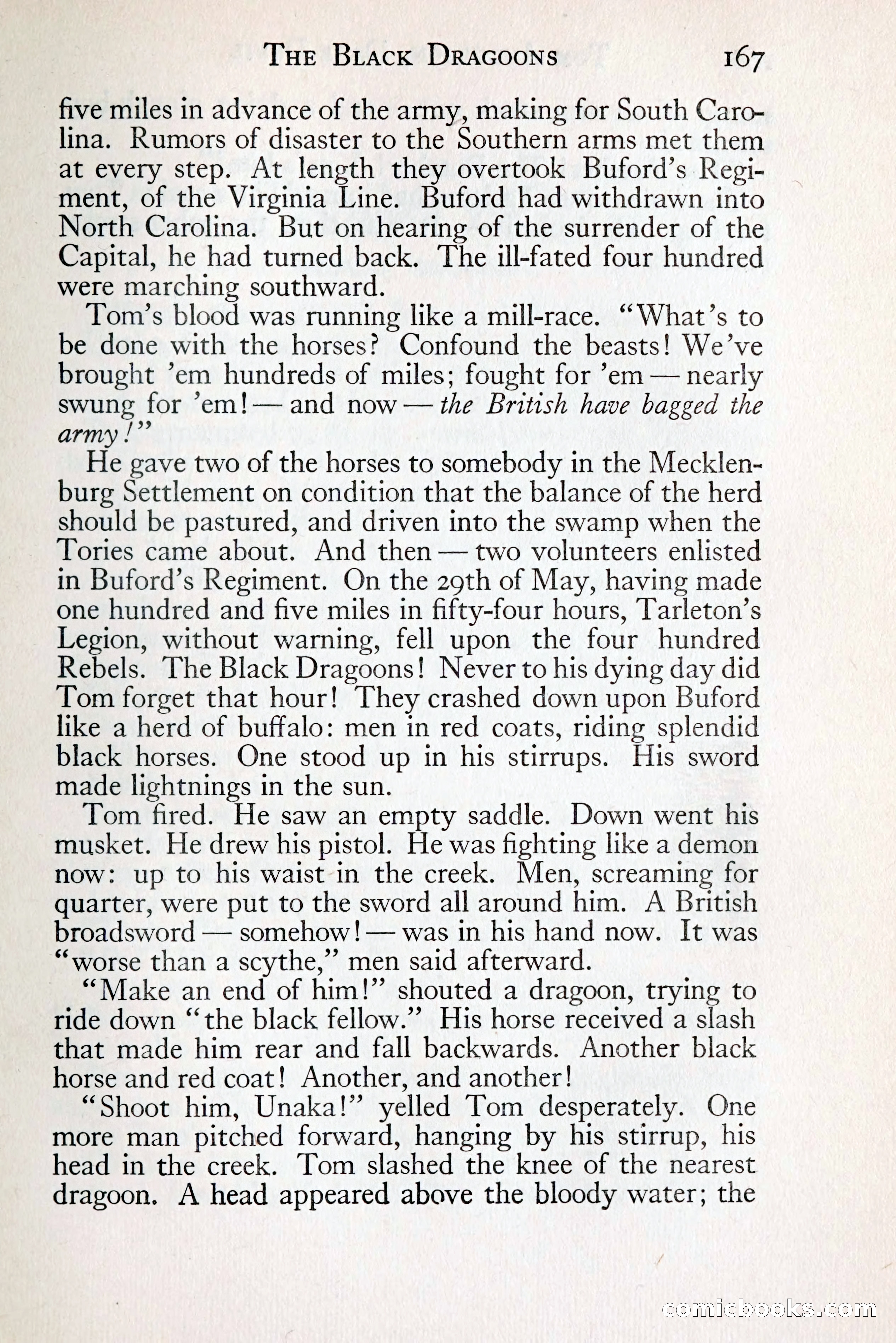 Tom Anderson, Dare-Devil: A Young Virginian in the Revolution — page 185: Penny Dreadfuls, 1916