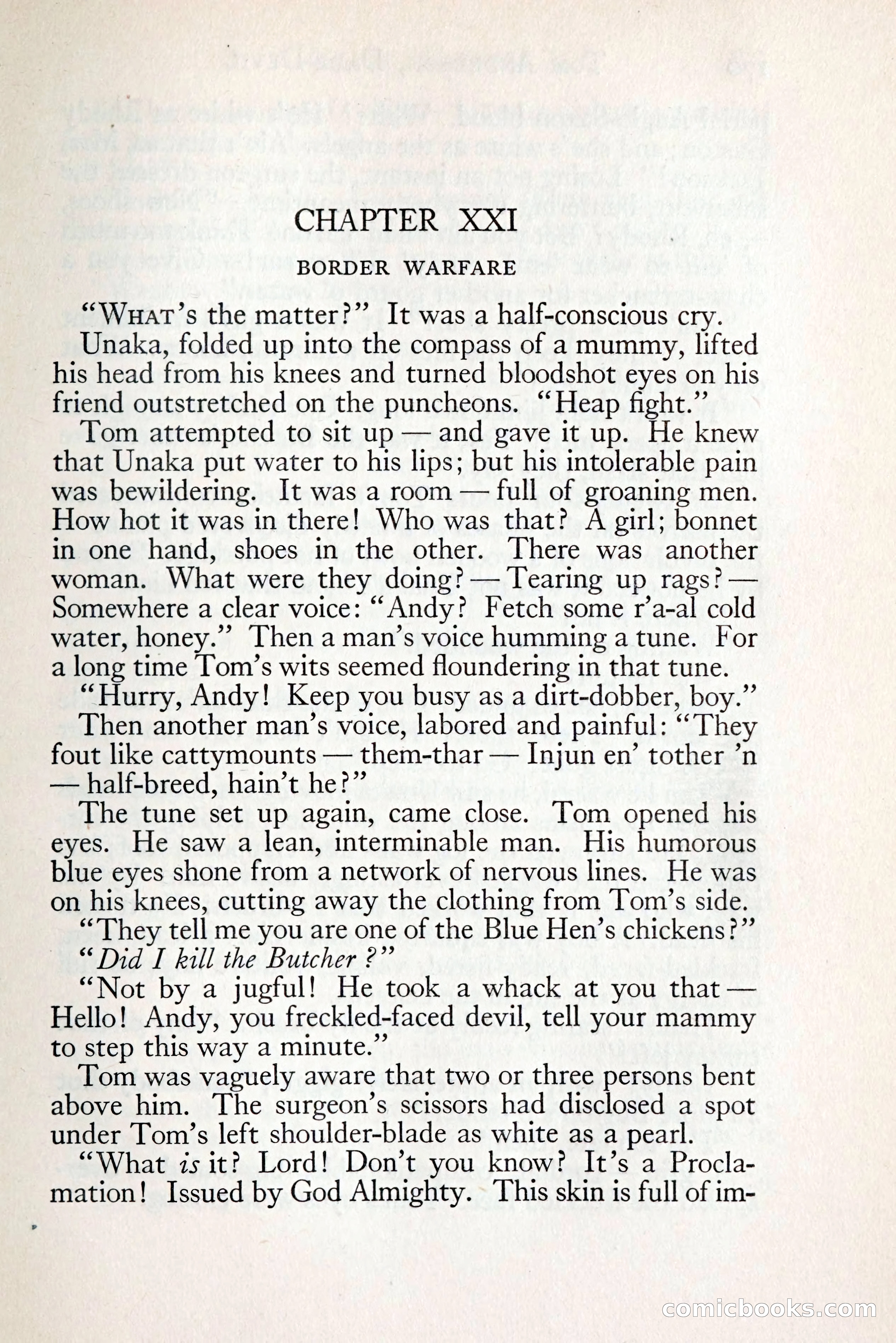 Tom Anderson, Dare-Devil: A Young Virginian in the Revolution — page 187: Penny Dreadfuls, 1916