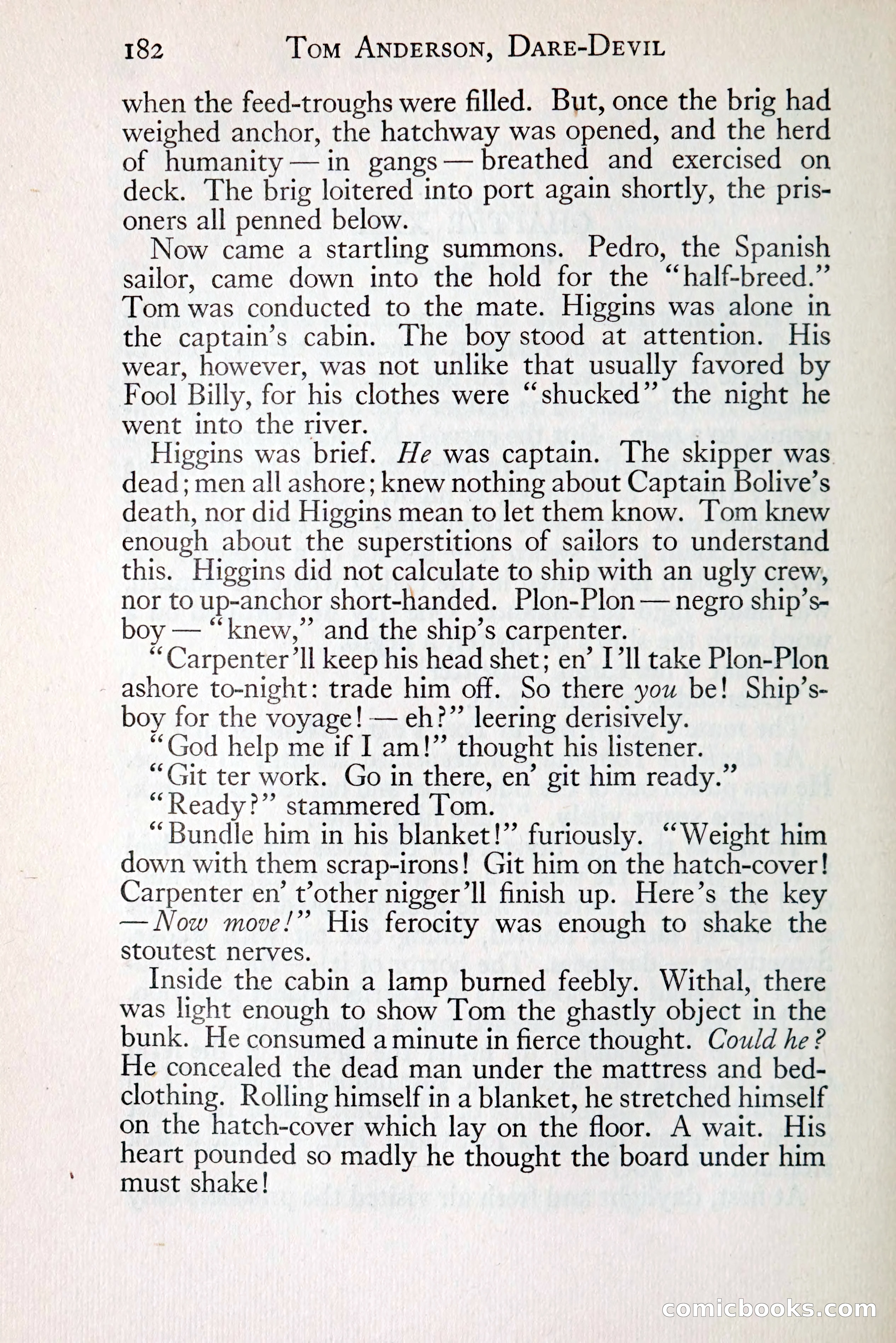 Tom Anderson, Dare-Devil: A Young Virginian in the Revolution — page 200: Penny Dreadfuls, 1916