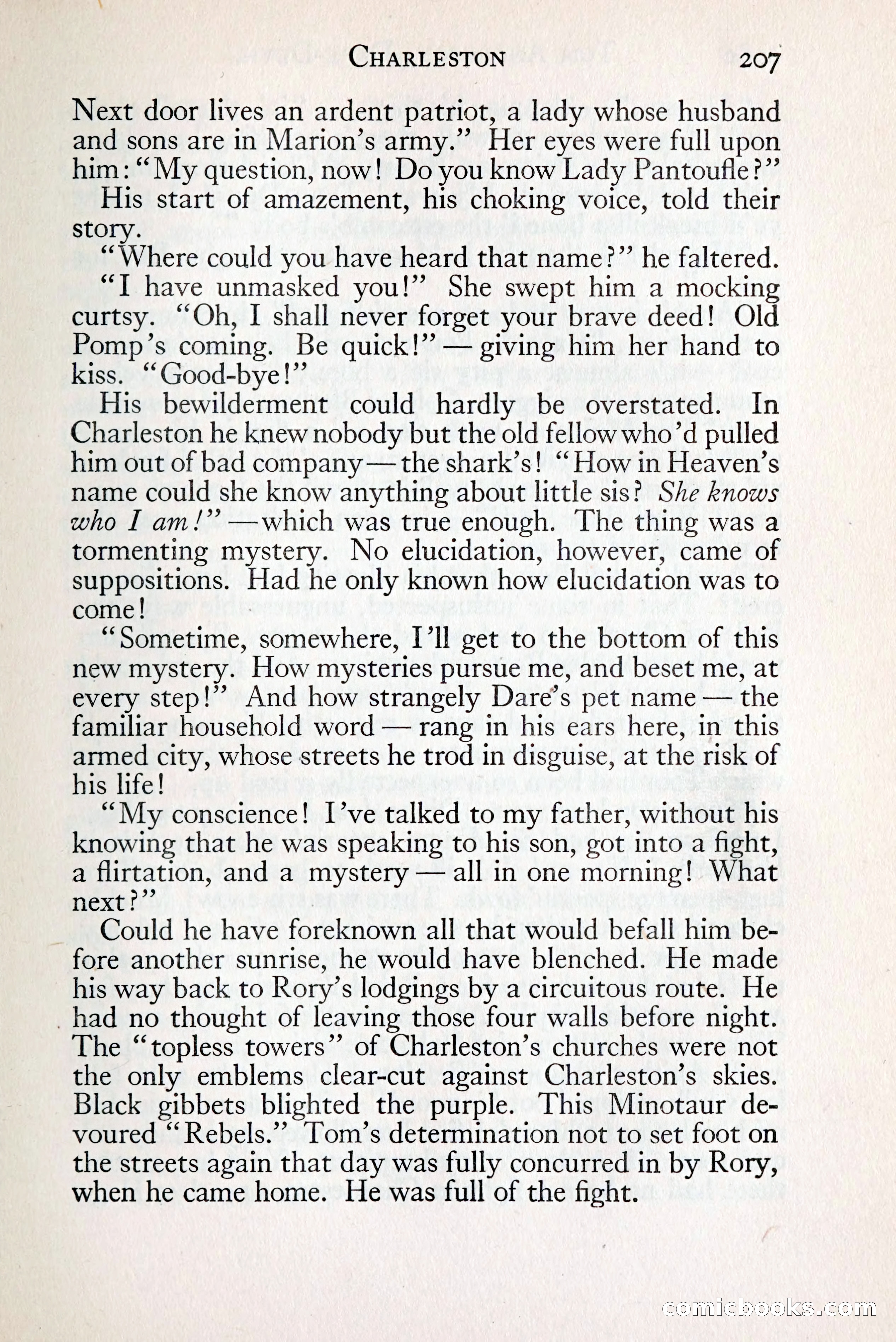 Tom Anderson, Dare-Devil: A Young Virginian in the Revolution — page 225: Penny Dreadfuls, 1916