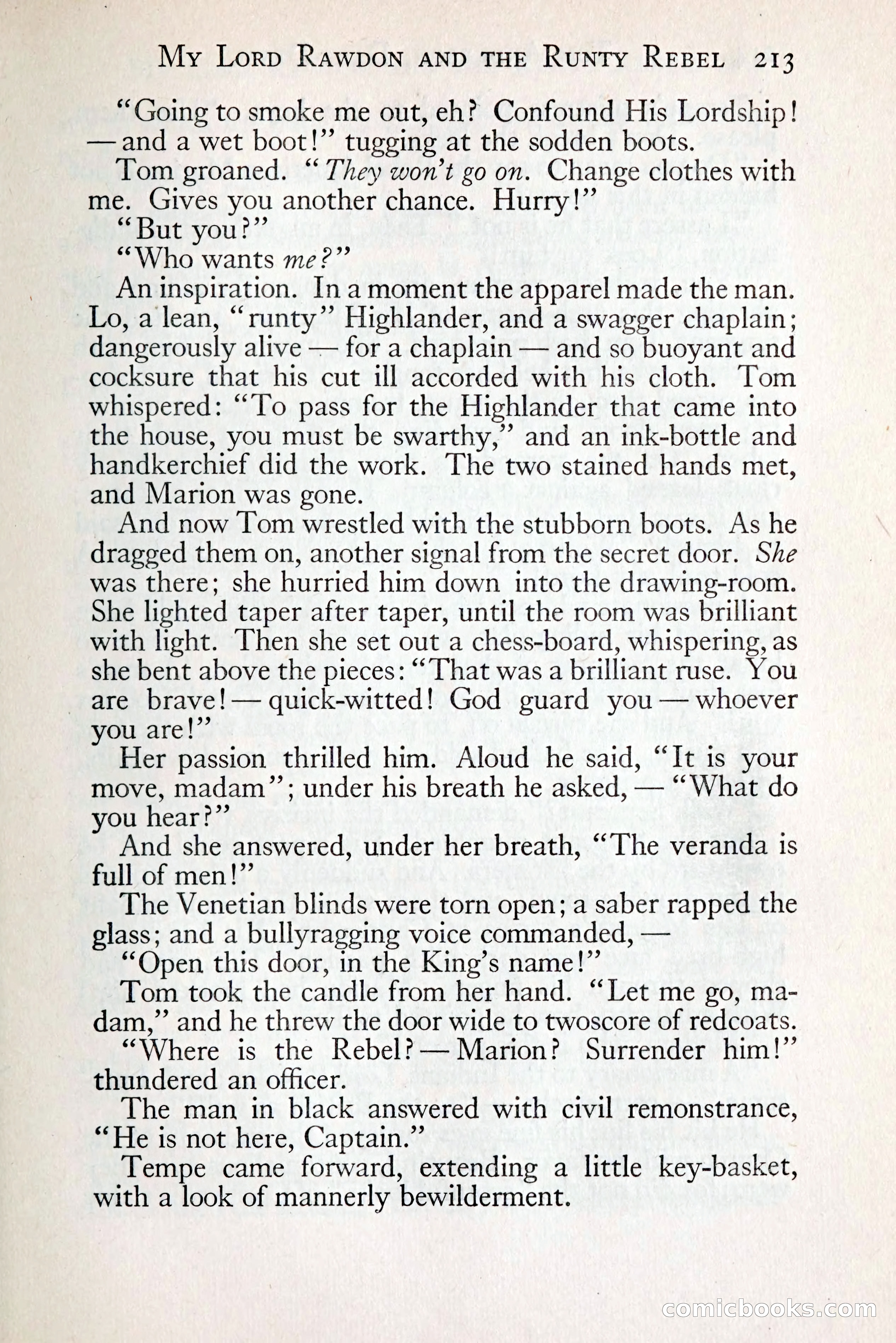 Tom Anderson, Dare-Devil: A Young Virginian in the Revolution — page 231: Penny Dreadfuls, 1916