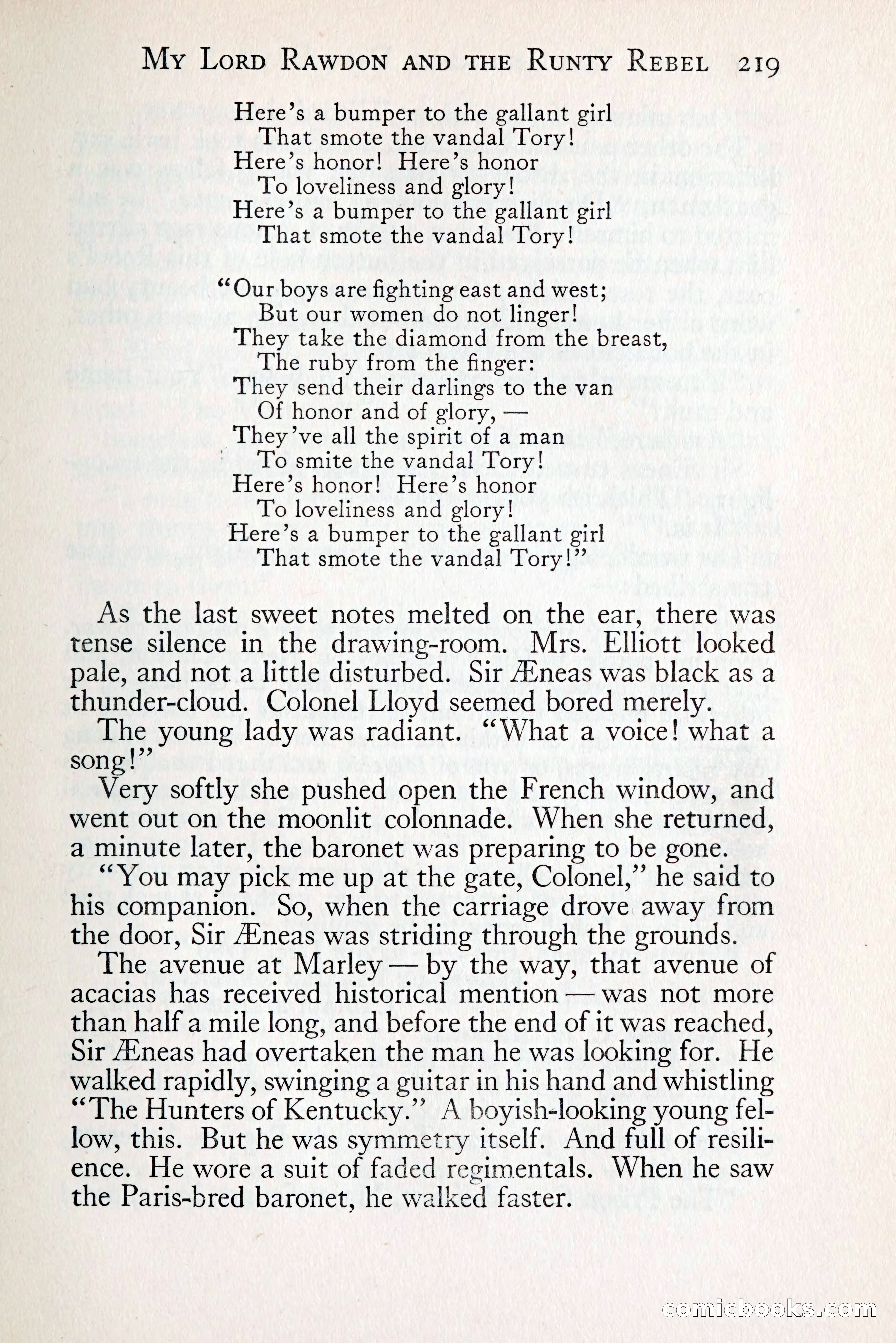 Tom Anderson, Dare-Devil: A Young Virginian in the Revolution — page 237: Penny Dreadfuls, 1916