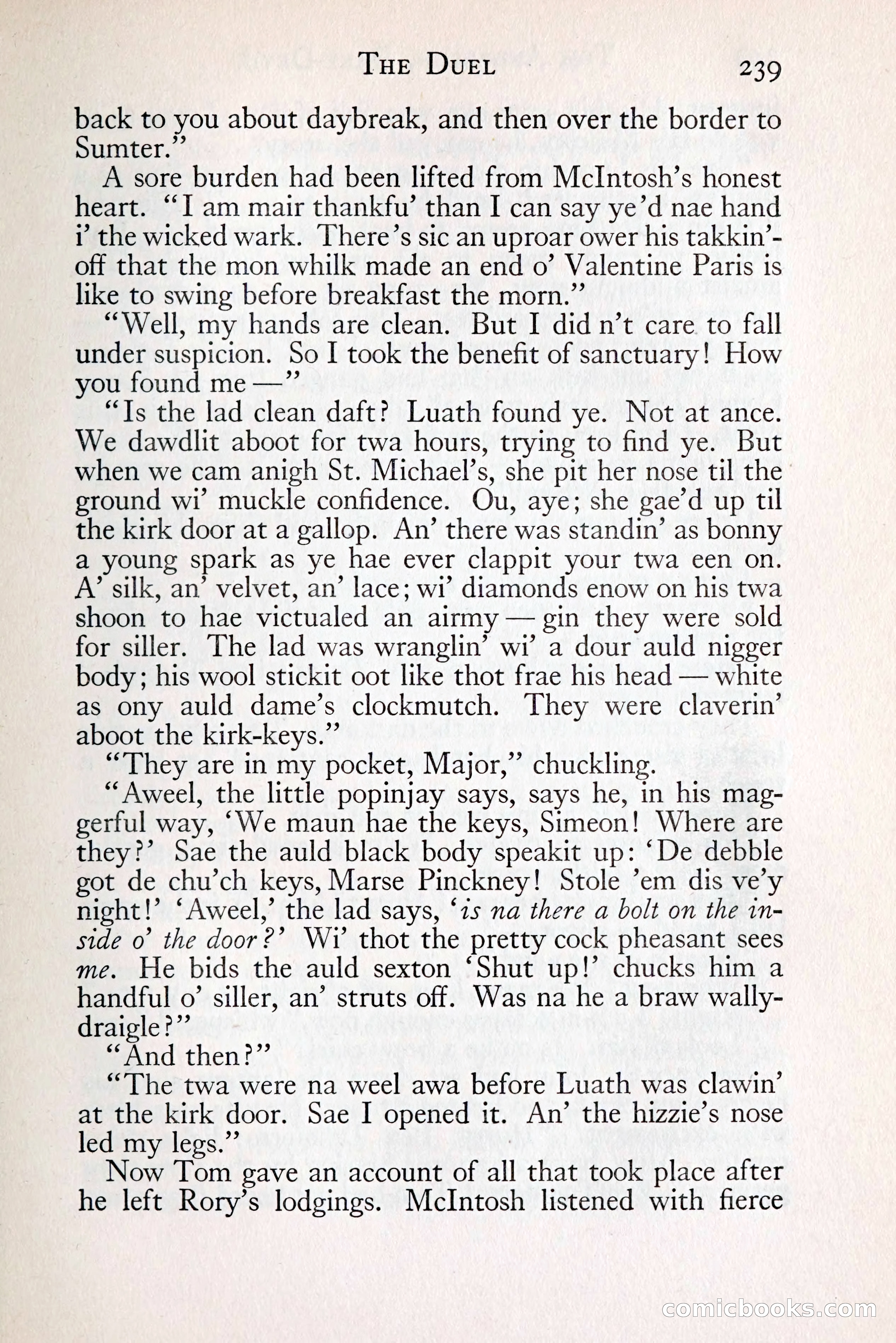Tom Anderson, Dare-Devil: A Young Virginian in the Revolution — page 257: Penny Dreadfuls, 1916
