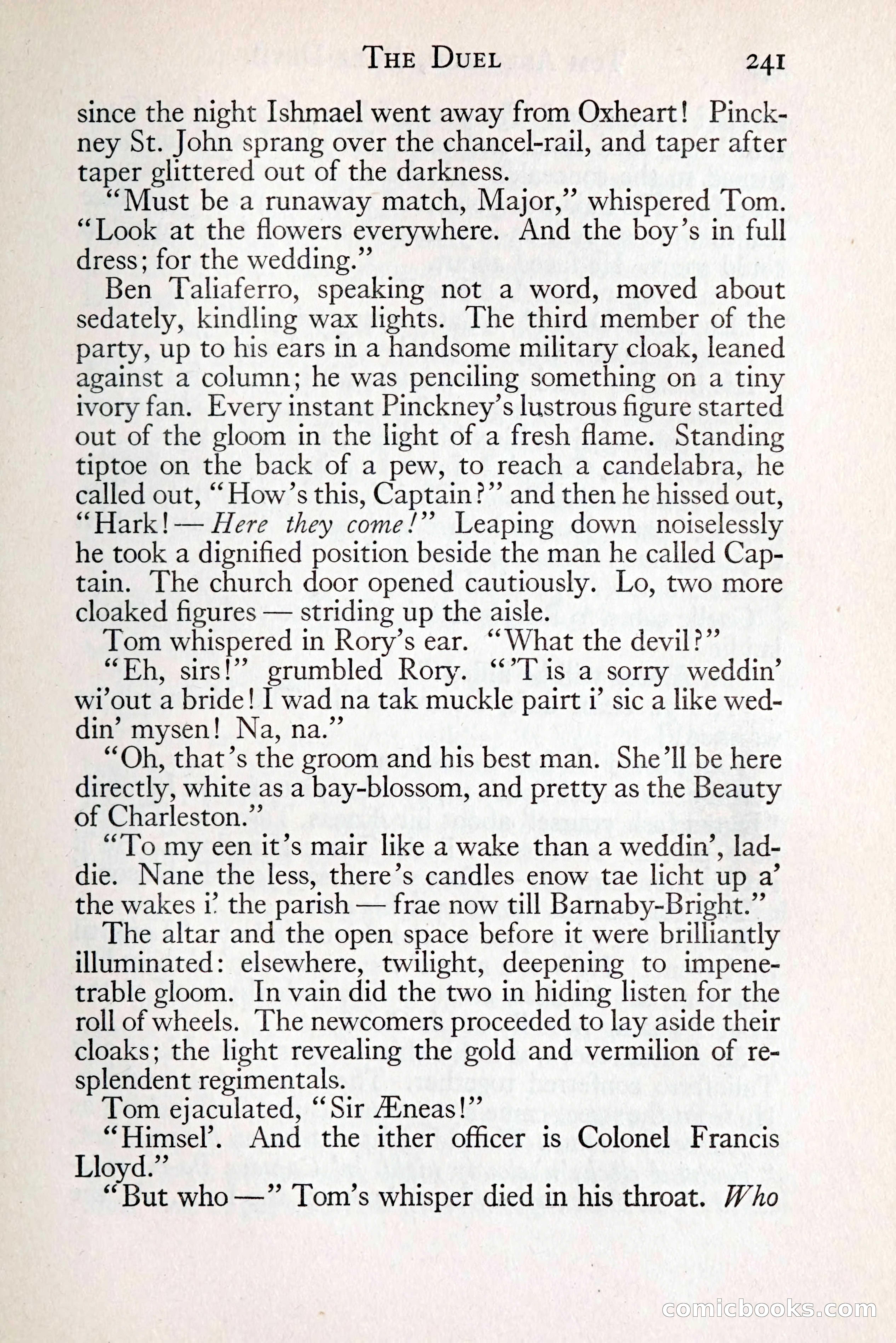 Tom Anderson, Dare-Devil: A Young Virginian in the Revolution — page 259: Penny Dreadfuls, 1916