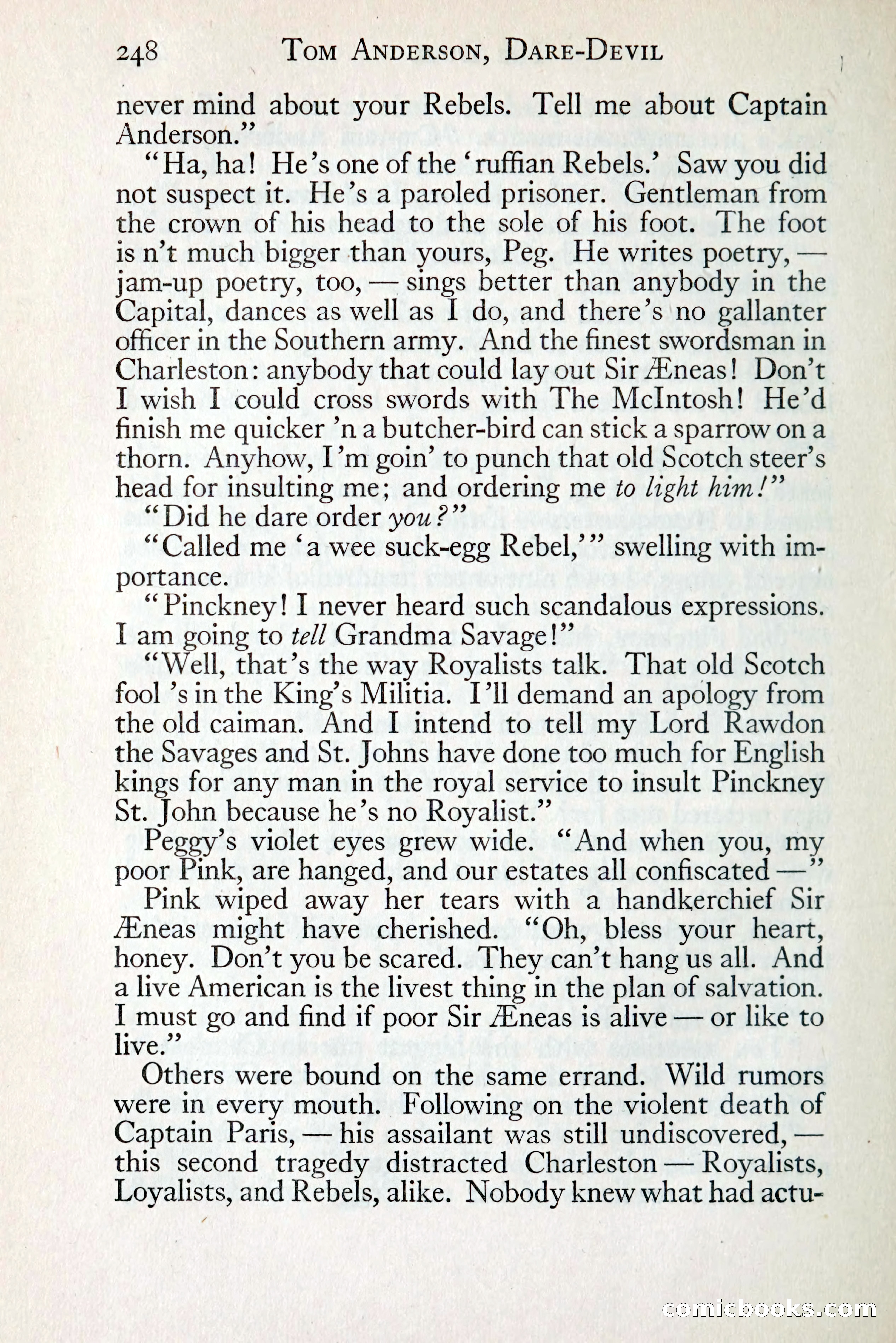 Tom Anderson, Dare-Devil: A Young Virginian in the Revolution — page 266 of 400
