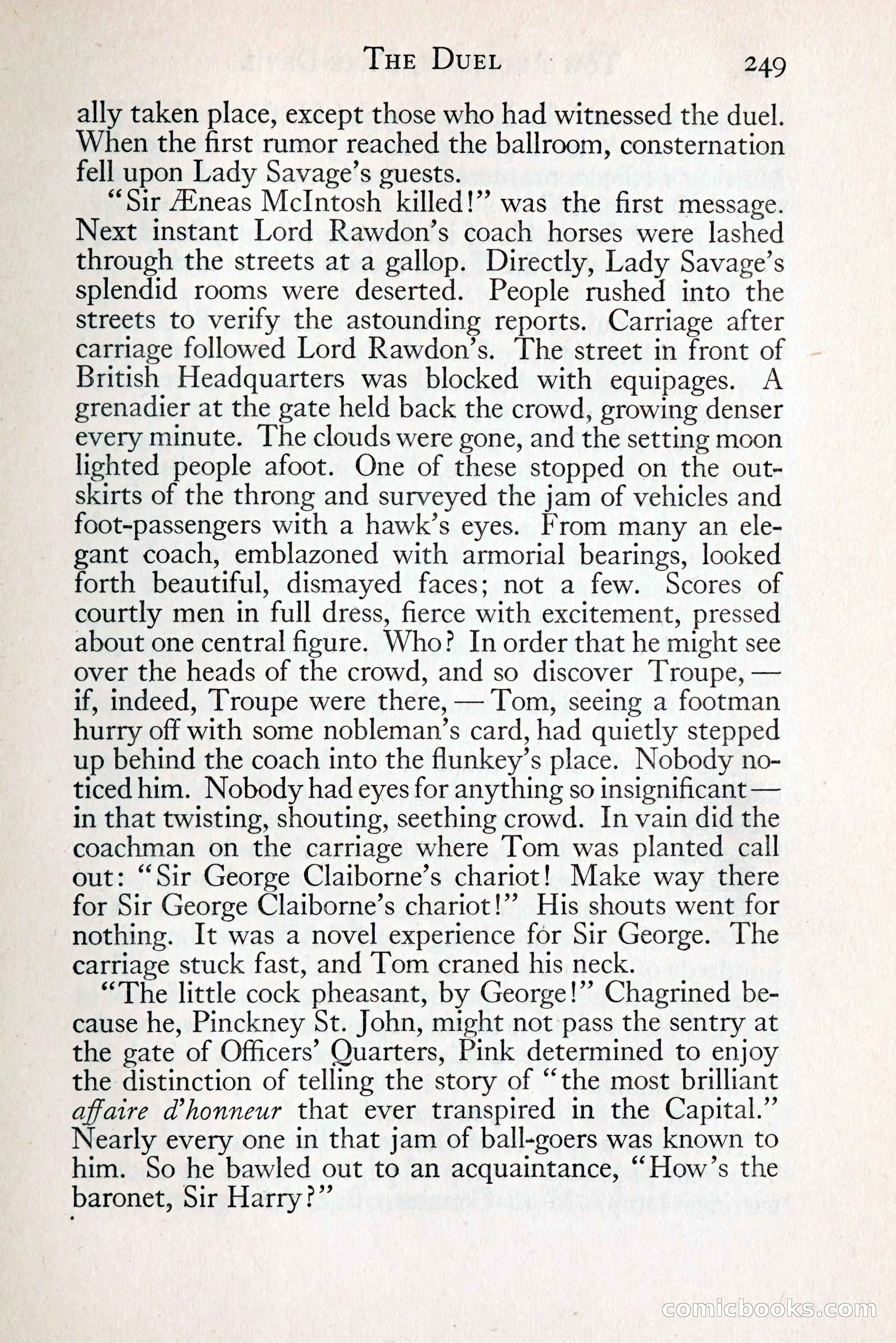 Tom Anderson, Dare-Devil: A Young Virginian in the Revolution — page 267: Penny Dreadfuls, 1916