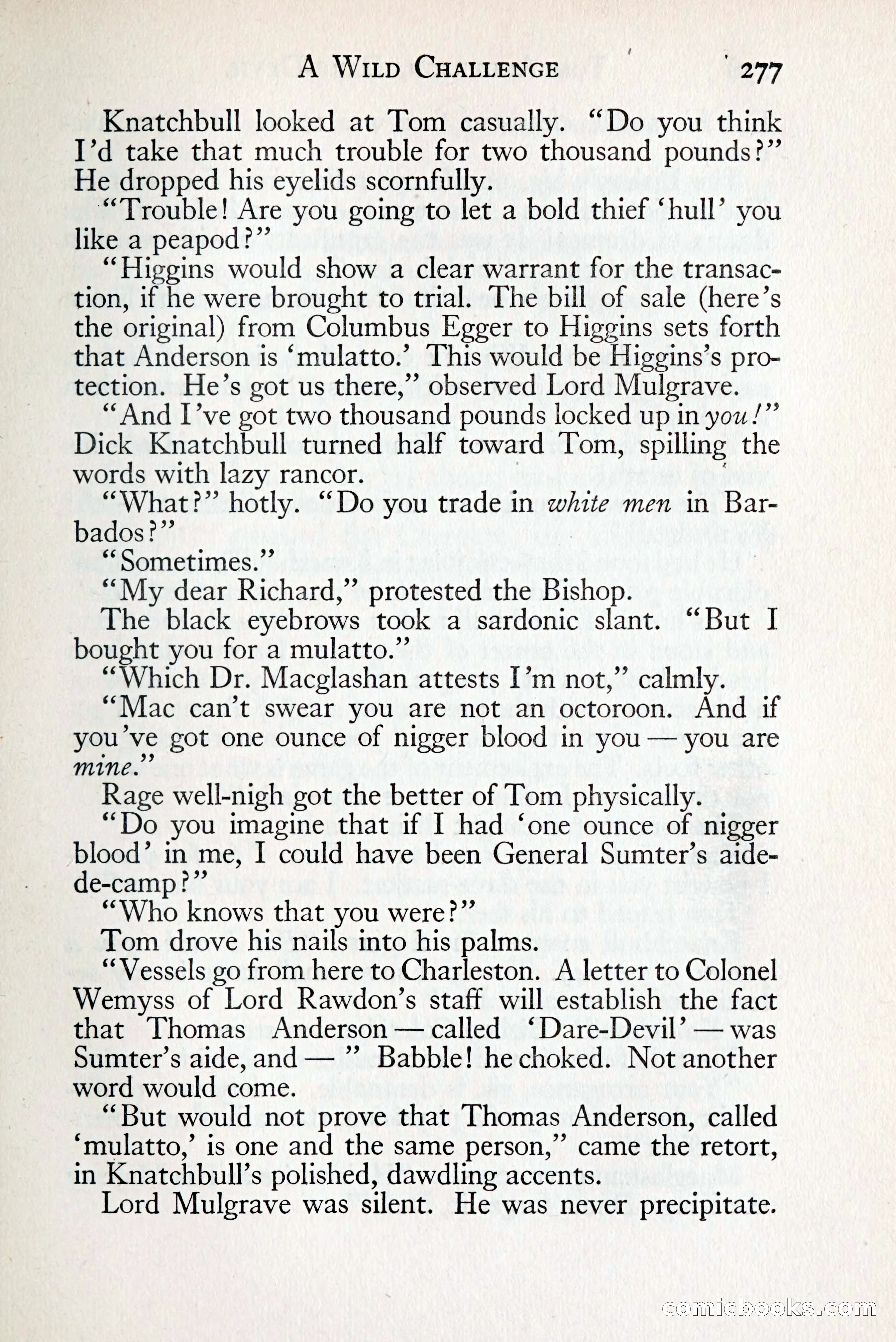 Tom Anderson, Dare-Devil: A Young Virginian in the Revolution — page 295: Penny Dreadfuls, 1916
