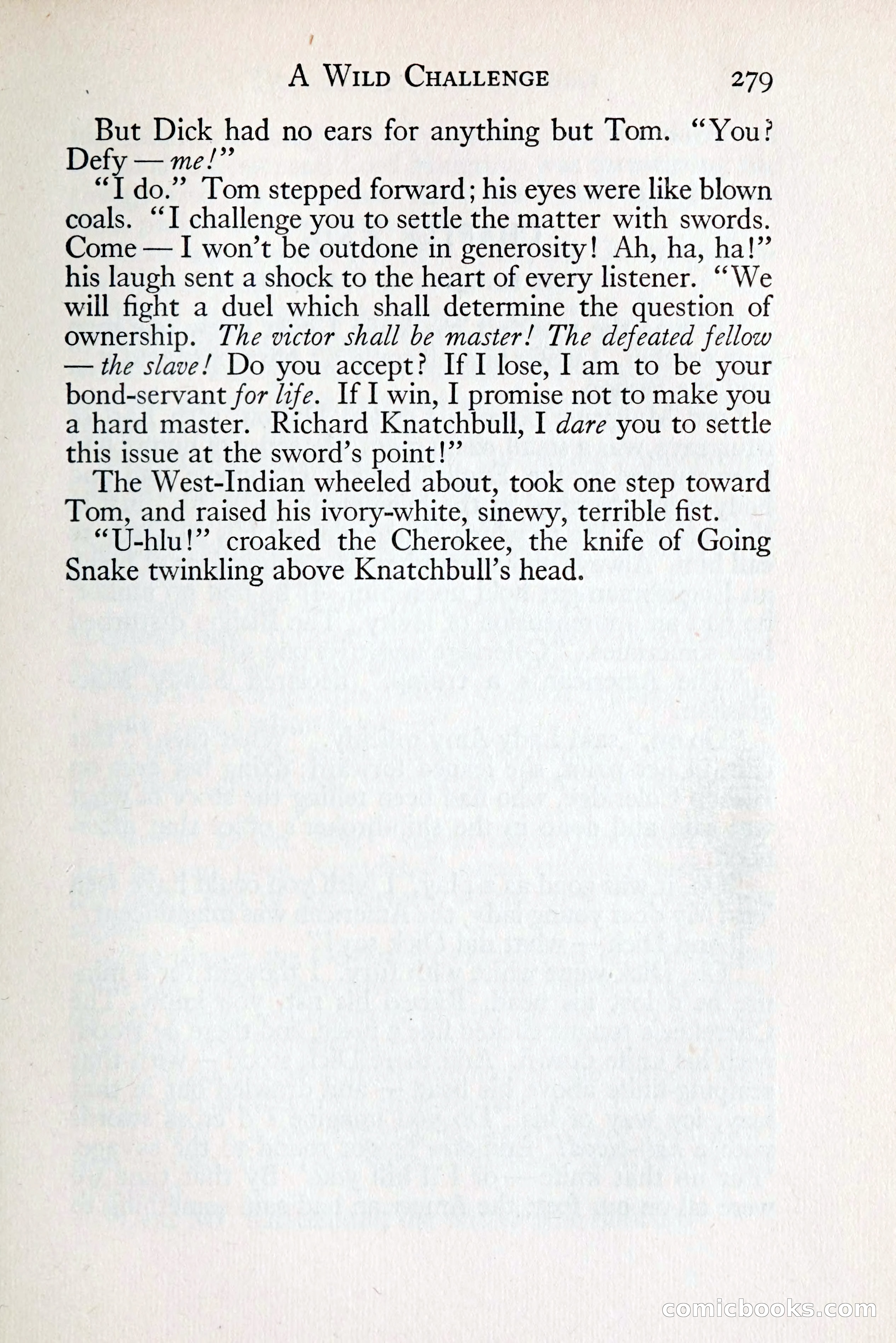 Tom Anderson, Dare-Devil: A Young Virginian in the Revolution — page 297: Penny Dreadfuls, 1916