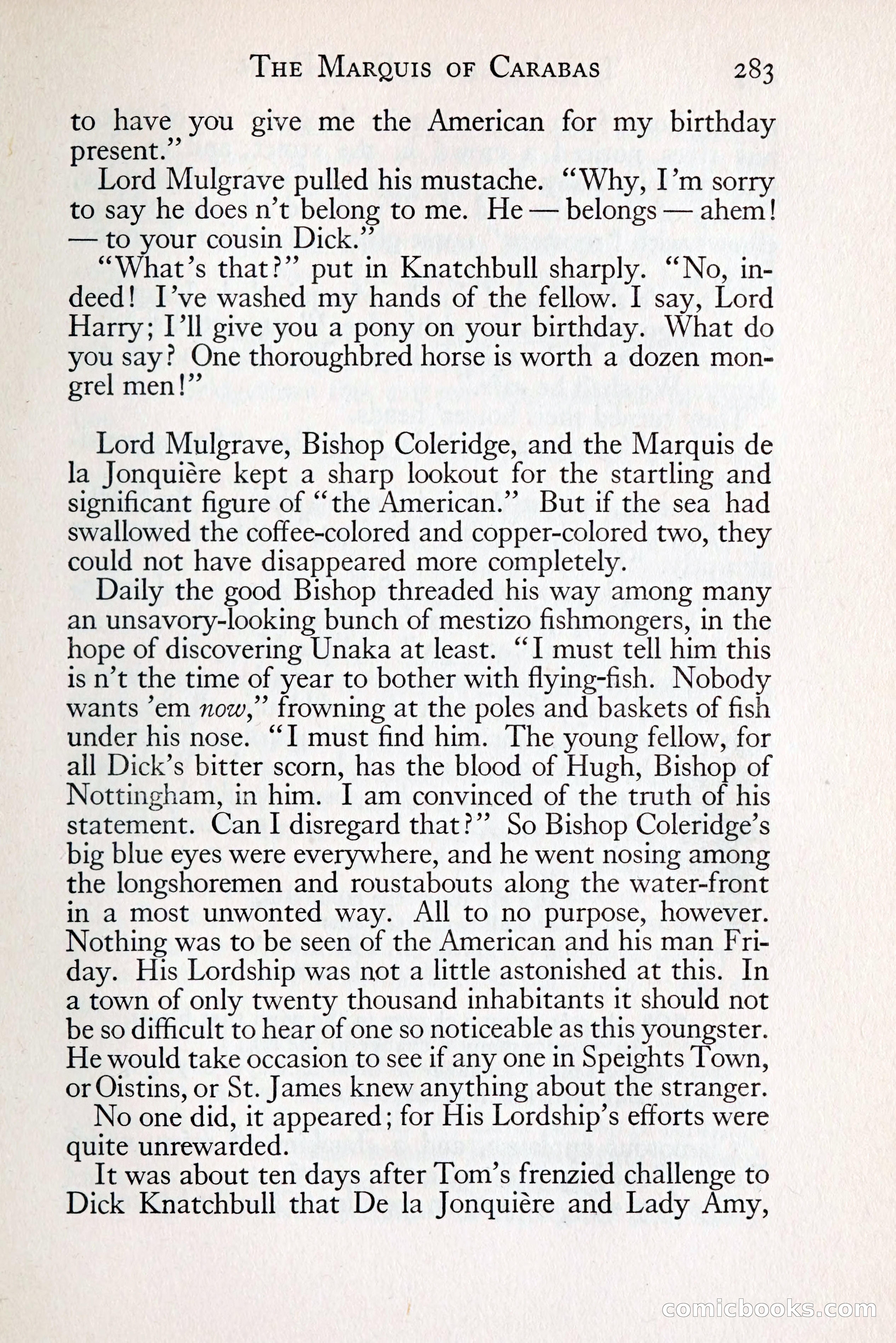 Tom Anderson, Dare-Devil: A Young Virginian in the Revolution — page 301: Penny Dreadfuls, 1916