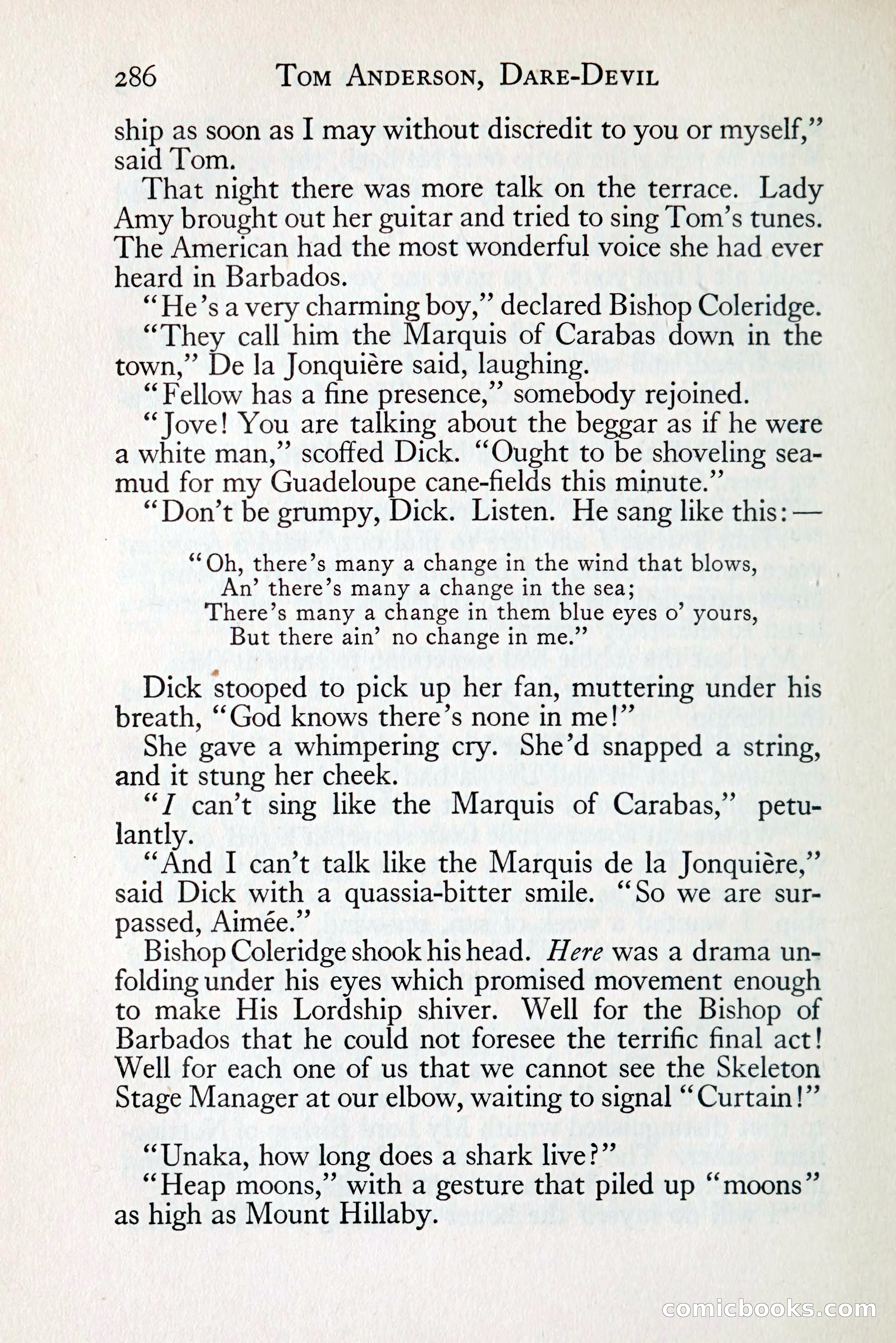 Tom Anderson, Dare-Devil: A Young Virginian in the Revolution — page 304: Penny Dreadfuls, 1916