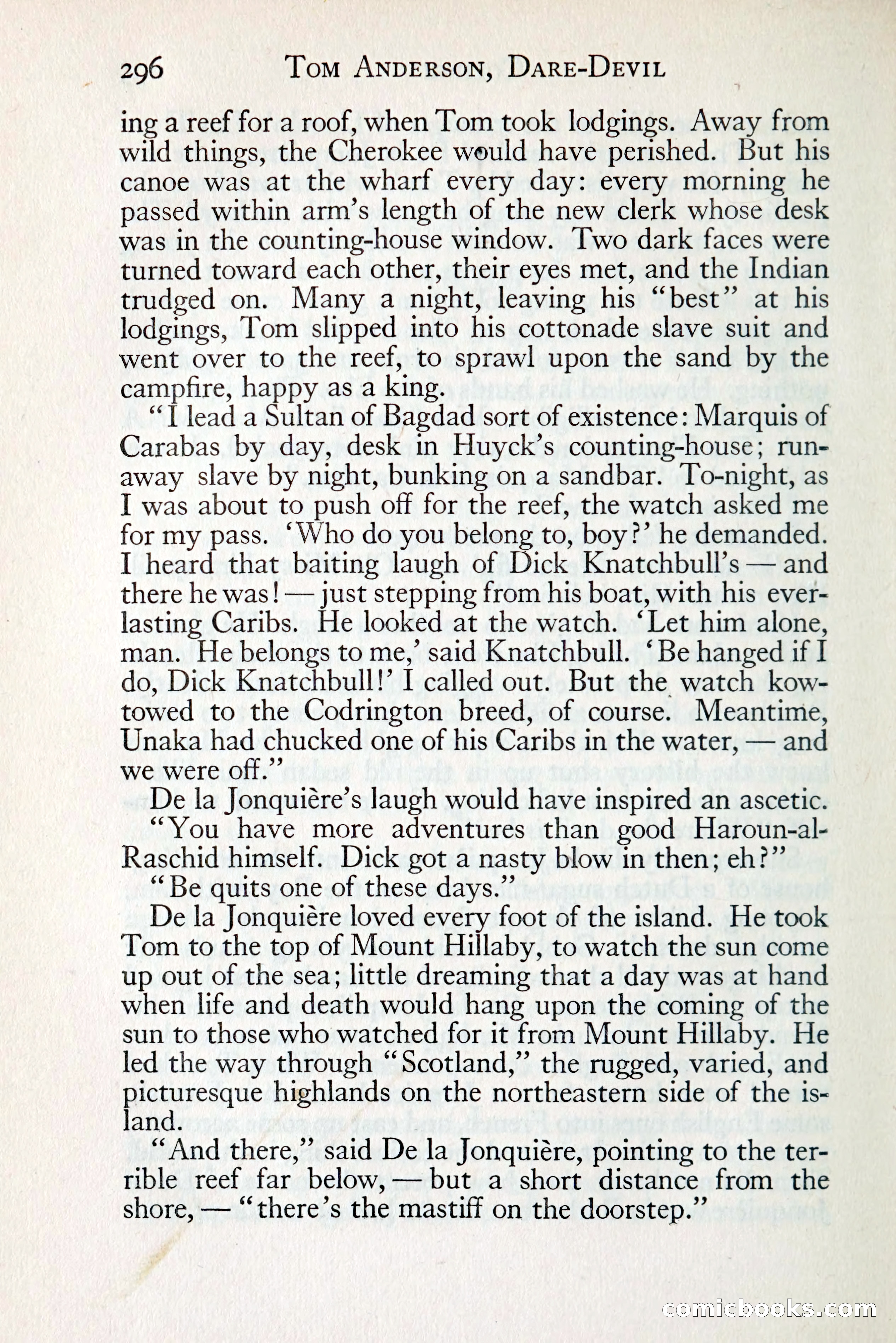 Tom Anderson, Dare-Devil: A Young Virginian in the Revolution — page 314: Penny Dreadfuls, 1916
