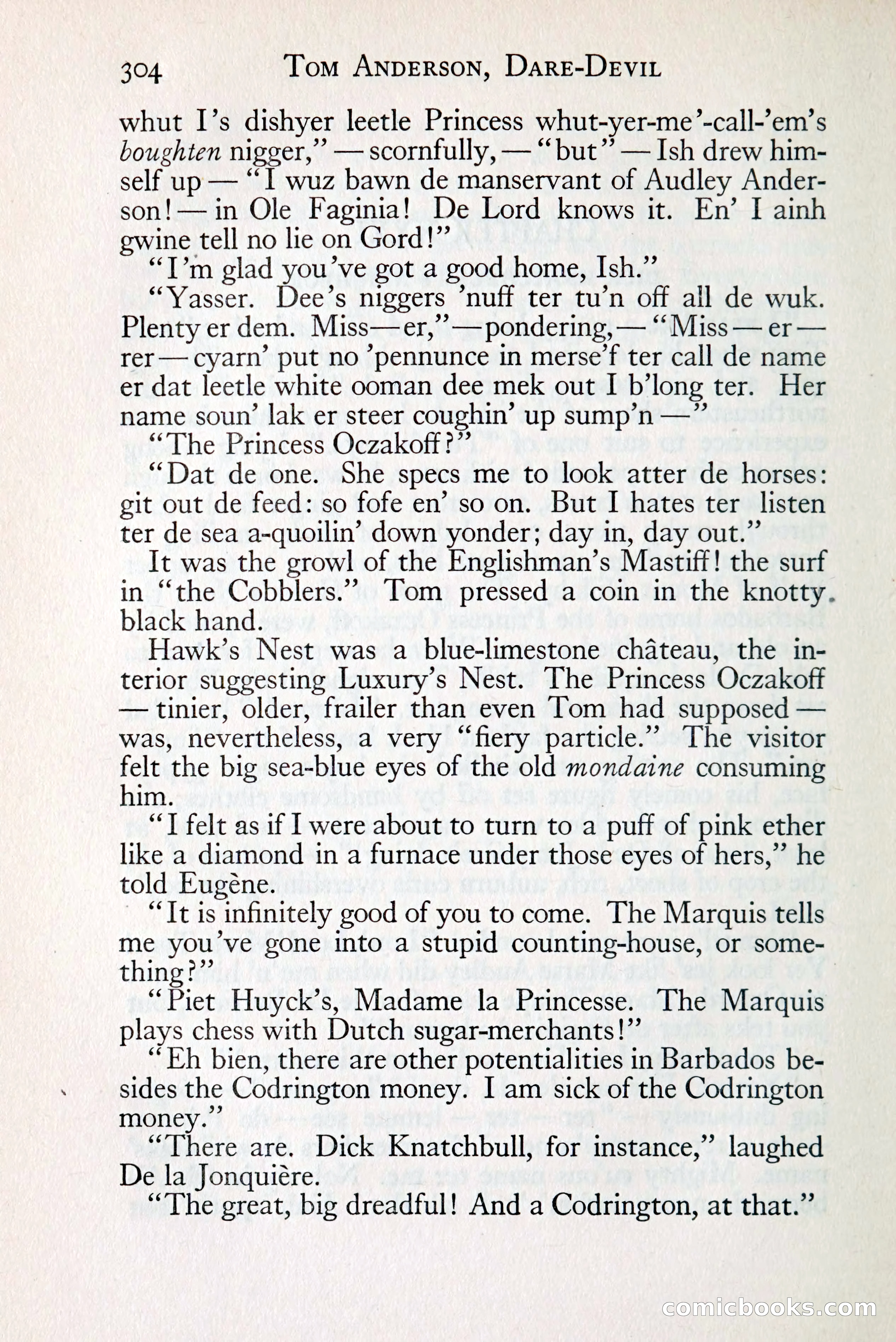 Tom Anderson, Dare-Devil: A Young Virginian in the Revolution — page 322: Penny Dreadfuls, 1916