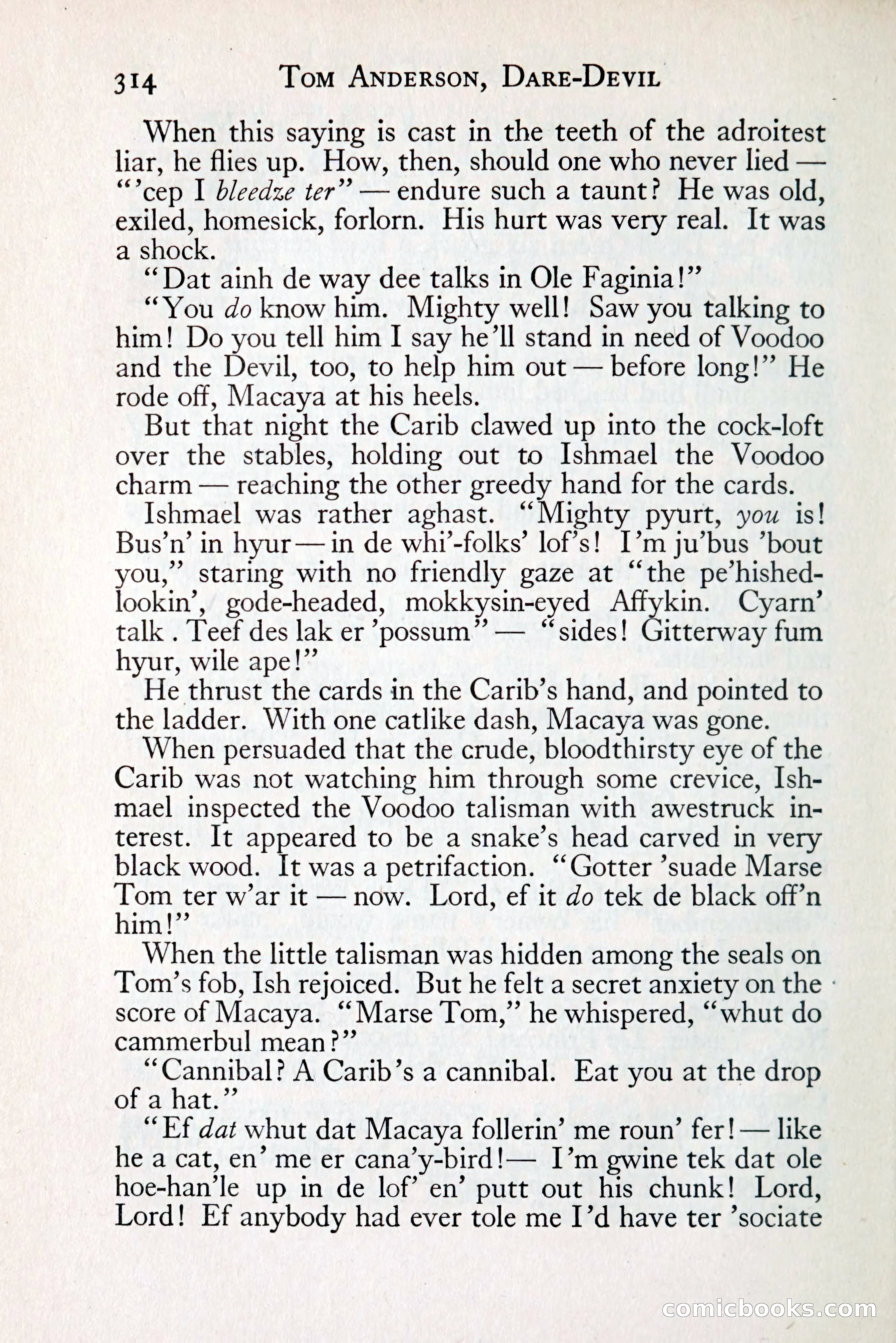 Tom Anderson, Dare-Devil: A Young Virginian in the Revolution — page 332: Penny Dreadfuls, 1916