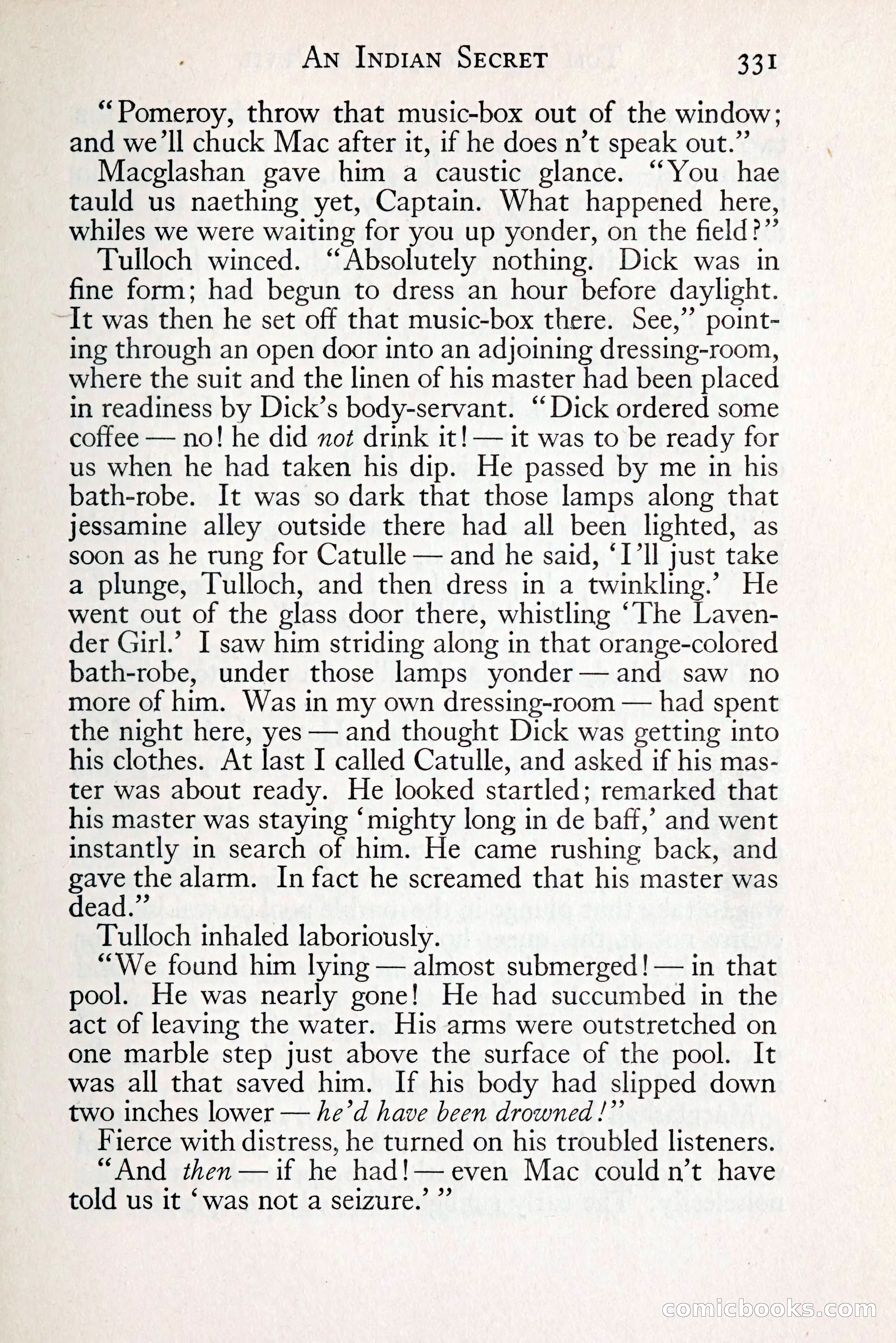 Tom Anderson, Dare-Devil: A Young Virginian in the Revolution — page 351: Penny Dreadfuls, 1916