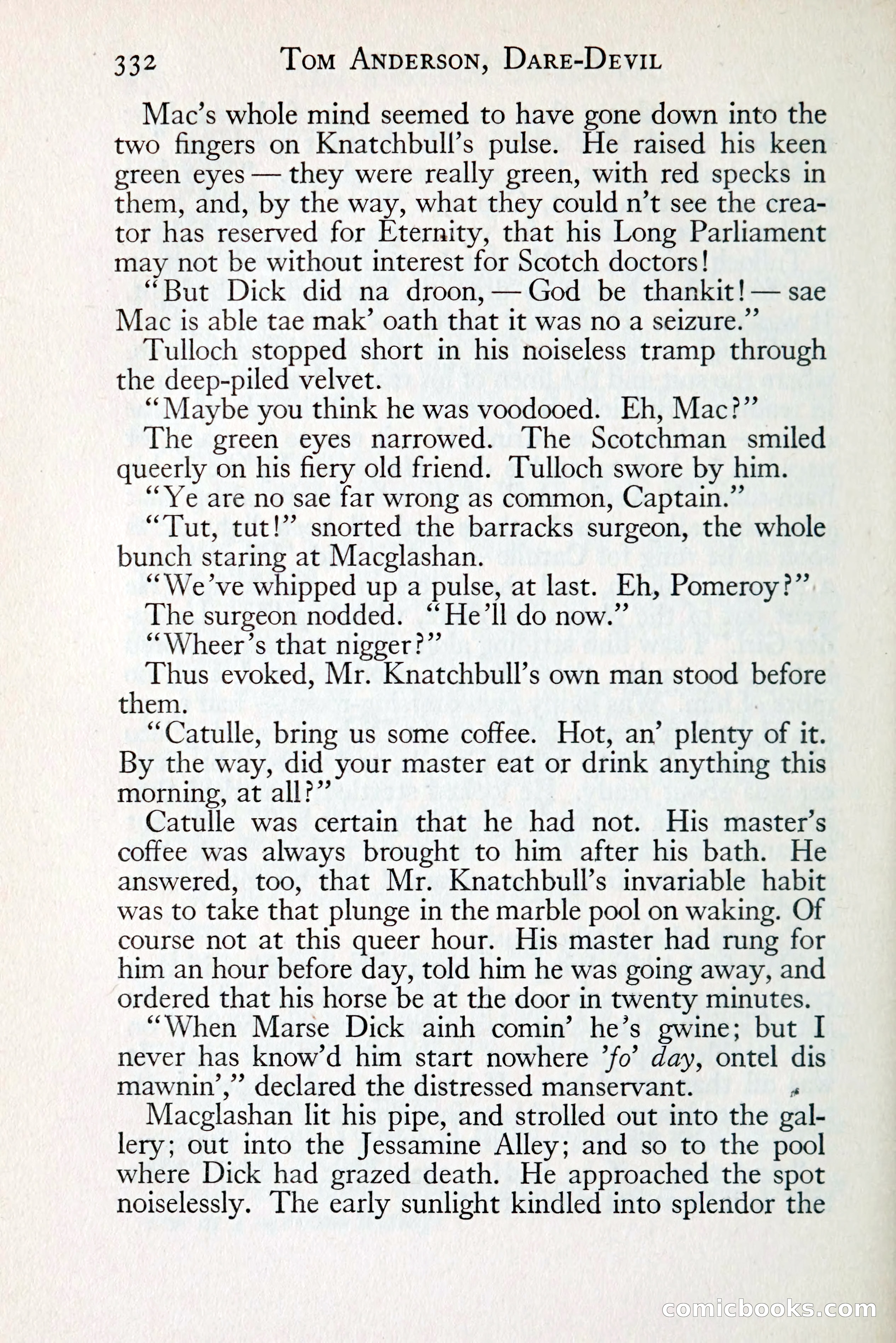 Tom Anderson, Dare-Devil: A Young Virginian in the Revolution — page 352: Penny Dreadfuls, 1916