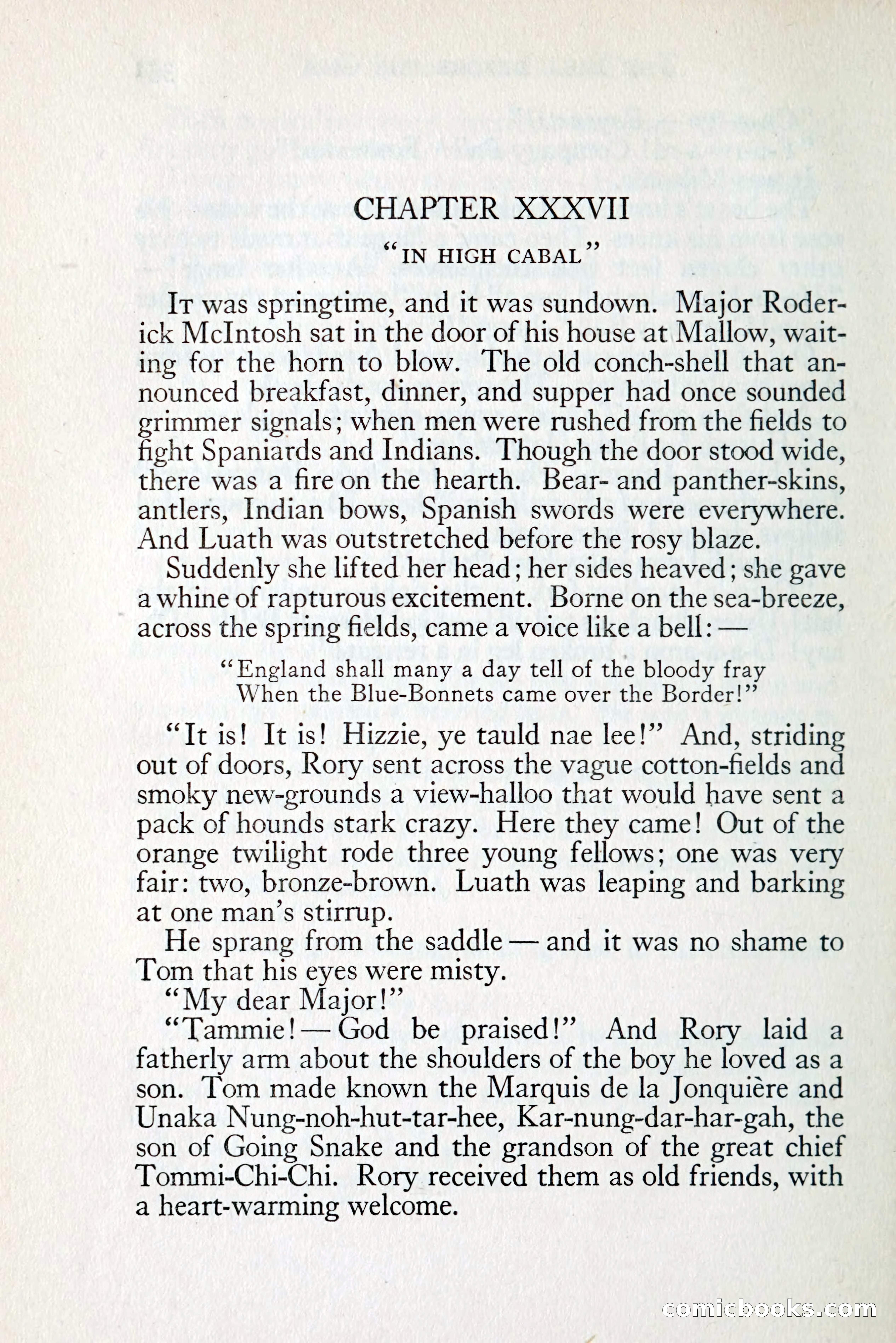 Tom Anderson, Dare-Devil: A Young Virginian in the Revolution — page 372: Penny Dreadfuls, 1916
