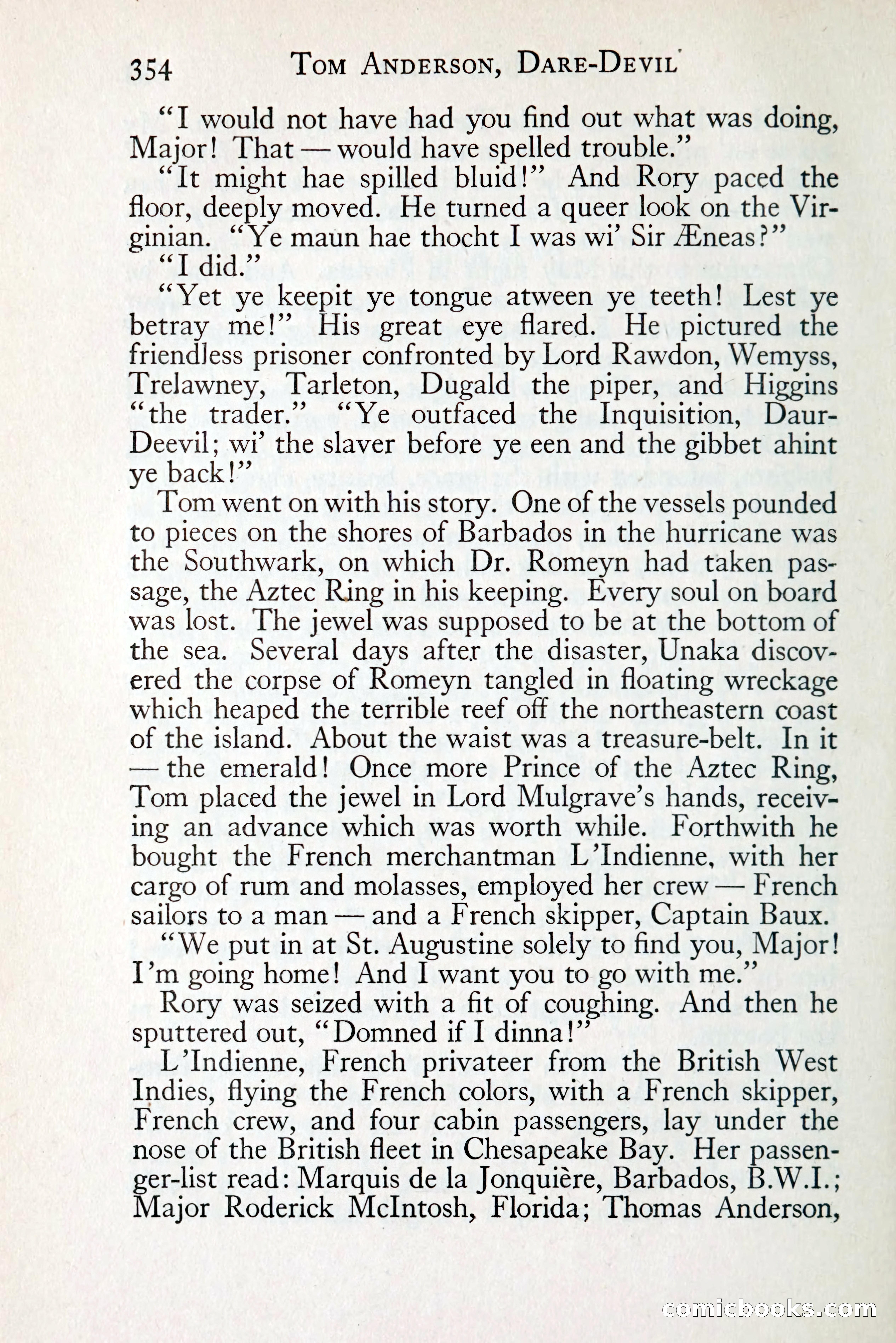 Tom Anderson, Dare-Devil: A Young Virginian in the Revolution — page 374 of 400