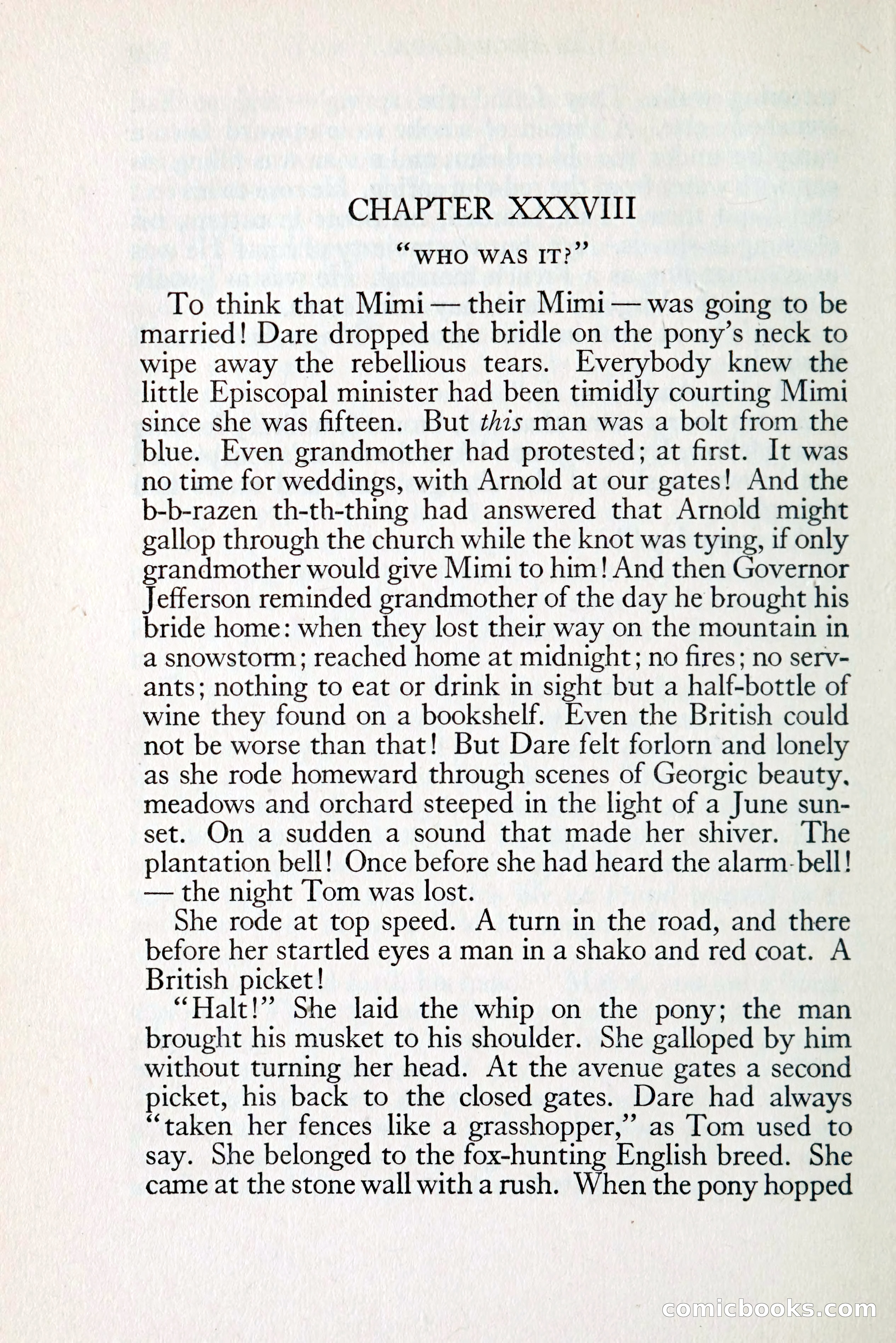 Tom Anderson, Dare-Devil: A Young Virginian in the Revolution — page 380: Penny Dreadfuls, 1916