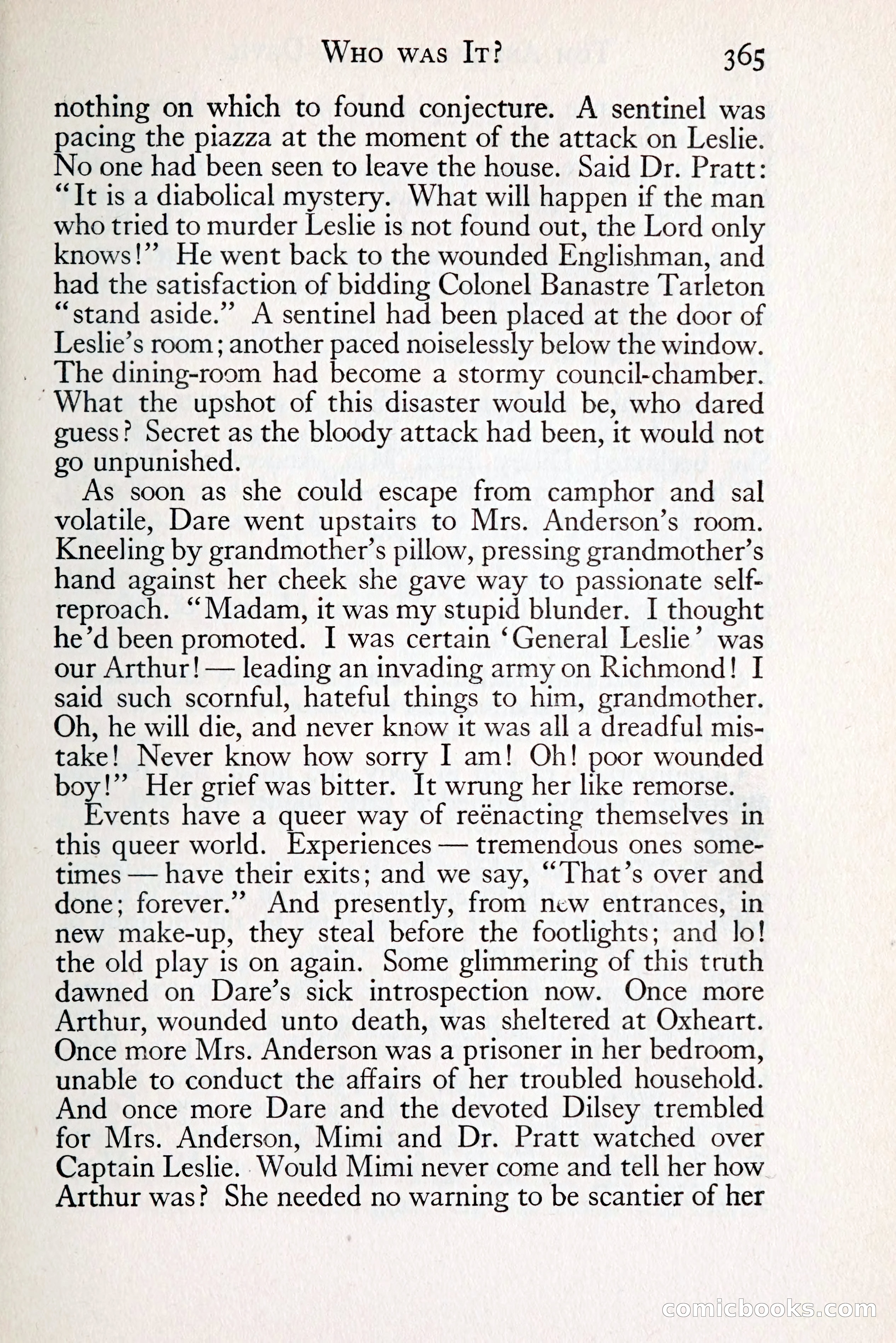 Tom Anderson, Dare-Devil: A Young Virginian in the Revolution — page 385: Penny Dreadfuls, 1916