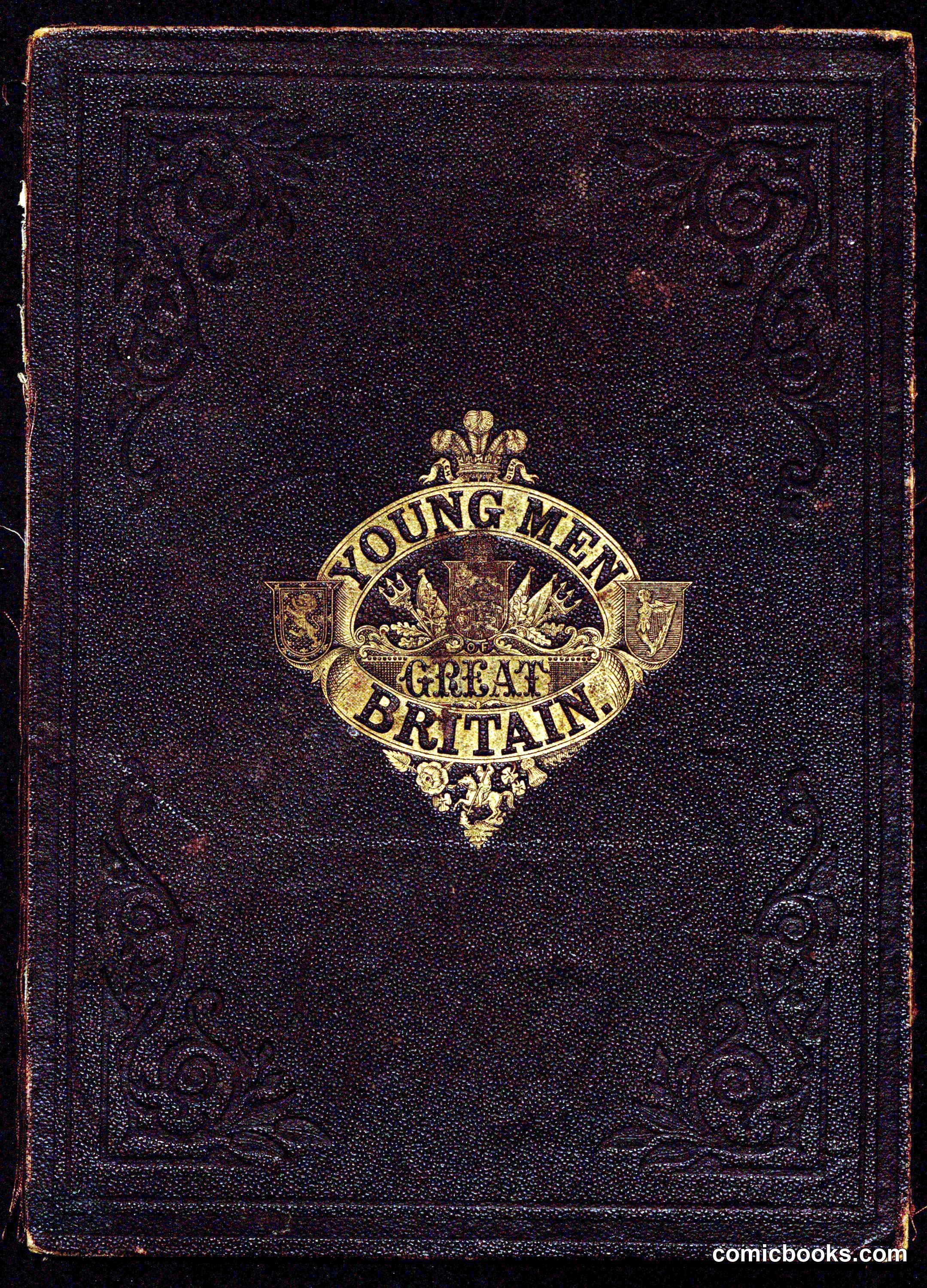 Young men of Great Britain : a journal of amusing and instructive literature, v. I, volume covers. — page 1 of 4