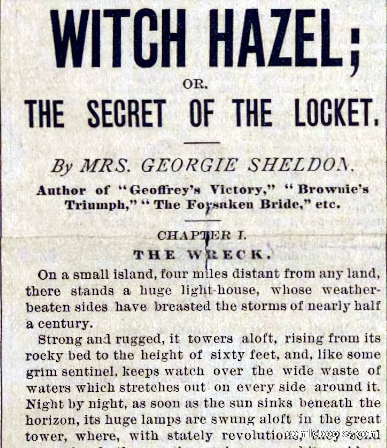 Witch Hazel; or, The Secret of the Locket — page 1 of 400